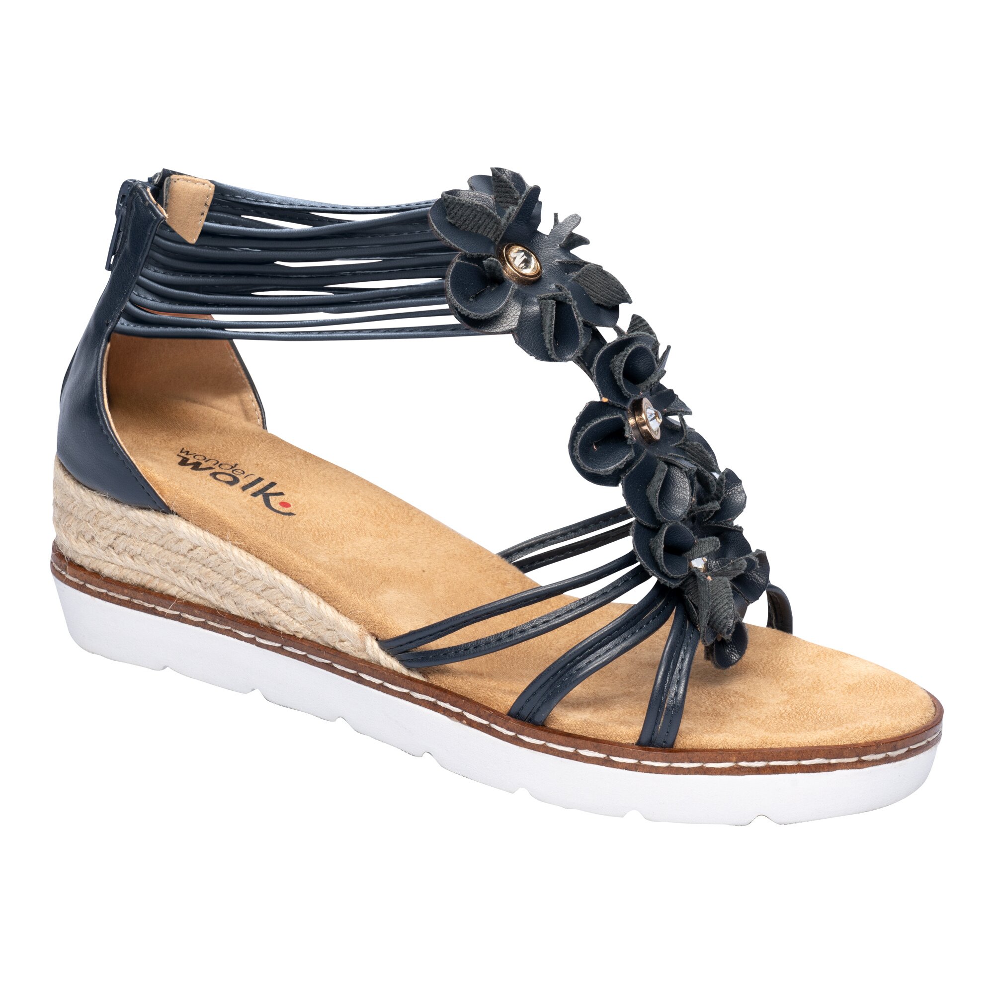 wonderwalk Knöchel-Sandalette "Blume"