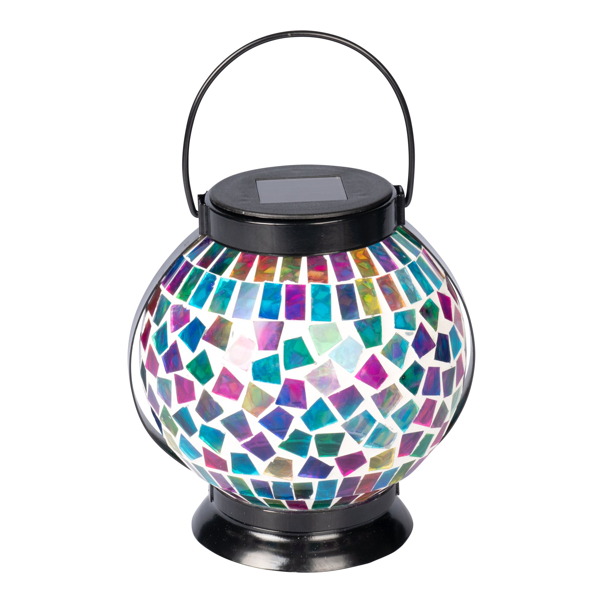 Solar-LED-Mosaik-Hängelaterne "2 in 1"