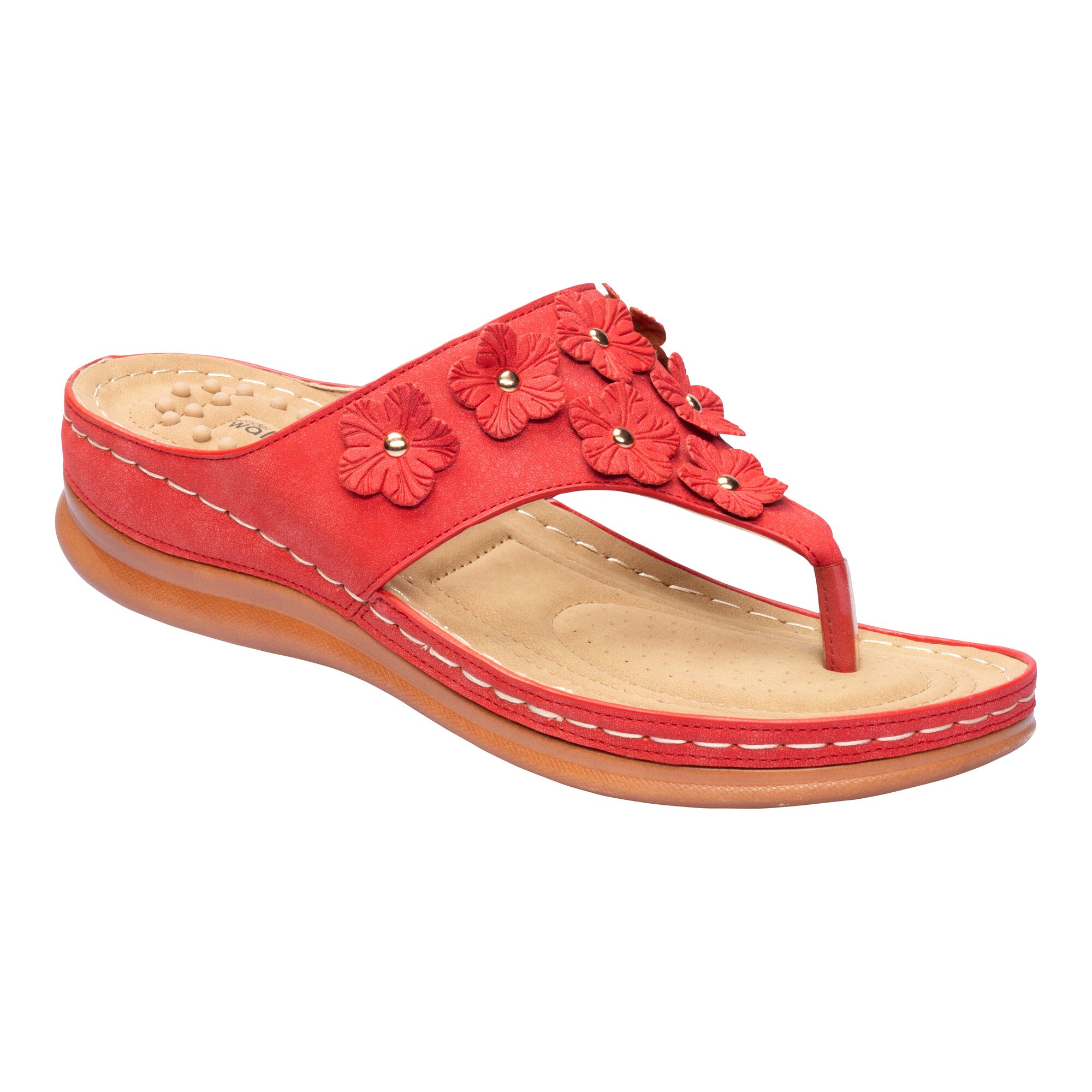 wonderwalk Zehen-Pantolette "Blümchen"