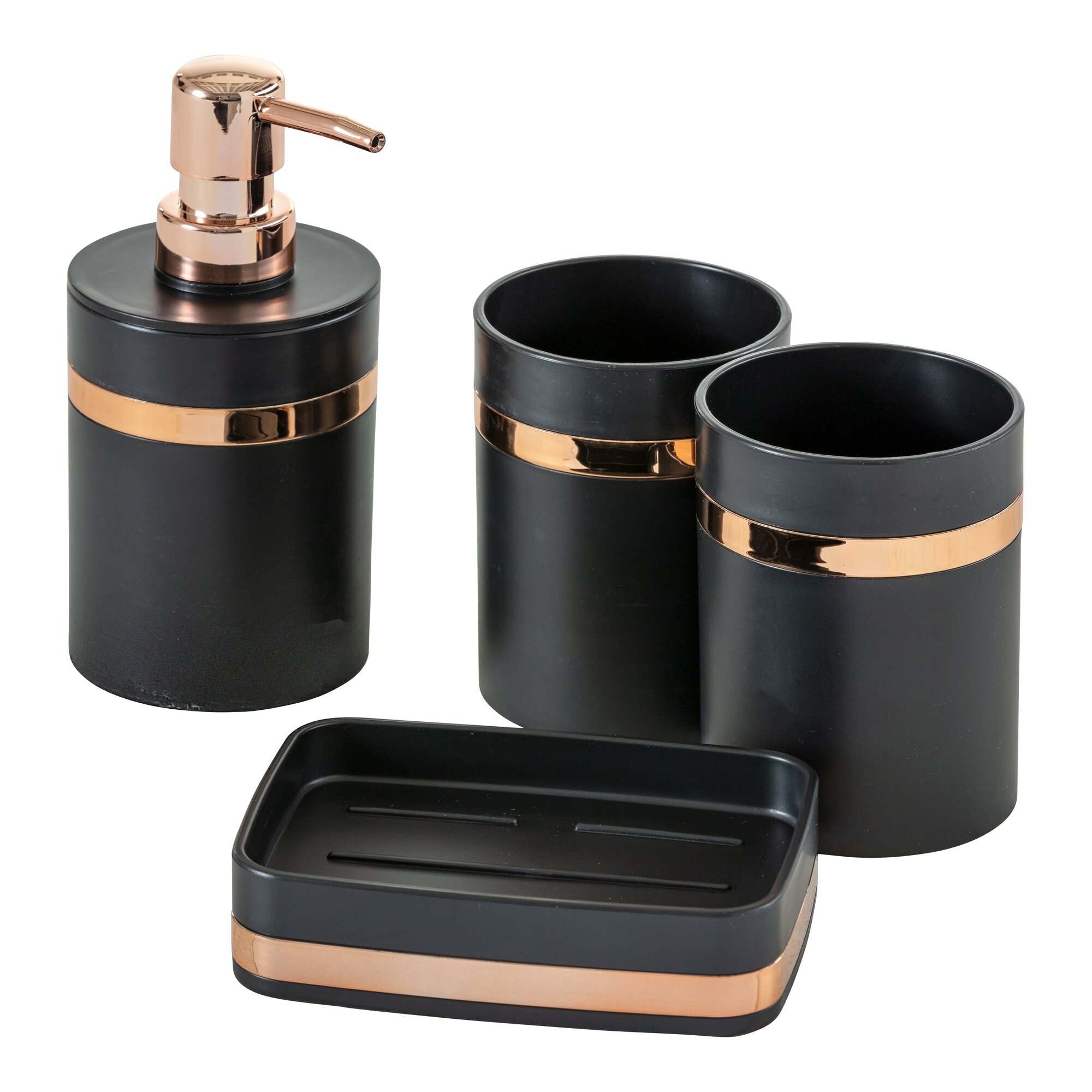 Badaccessoire-Set „Design“, 4-teilig