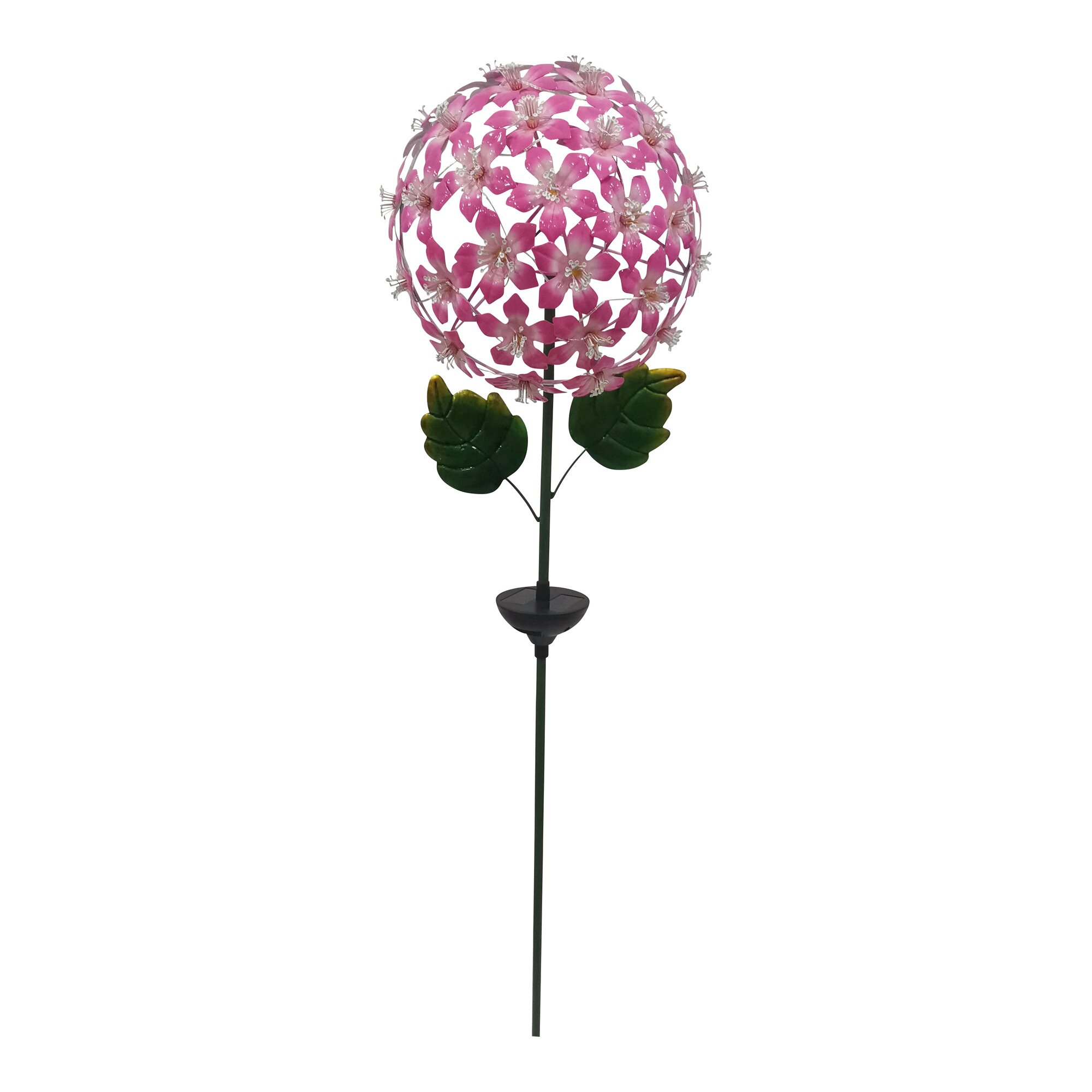 Solar-LED-Gartenstecker "Hibiskus"