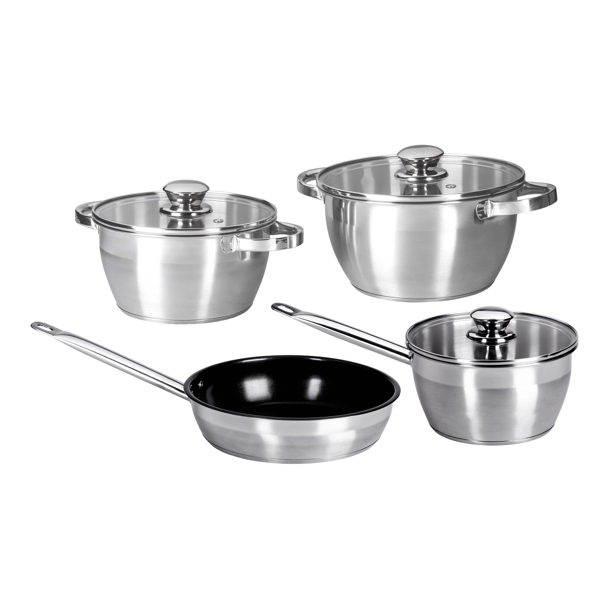Batterie de cuisine en inox «Expert», 7 pièces