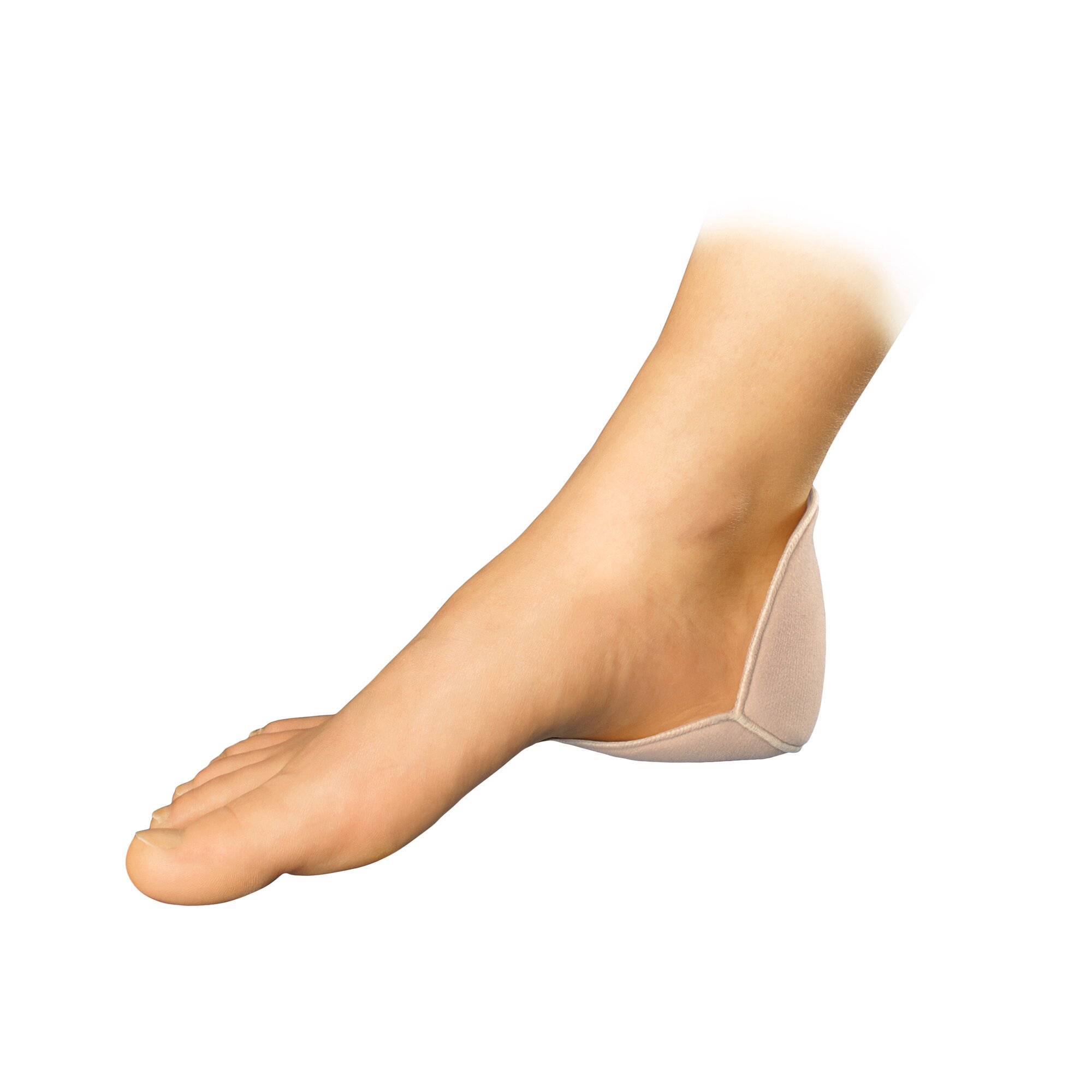 Fersenpolster, 2 Paar beige