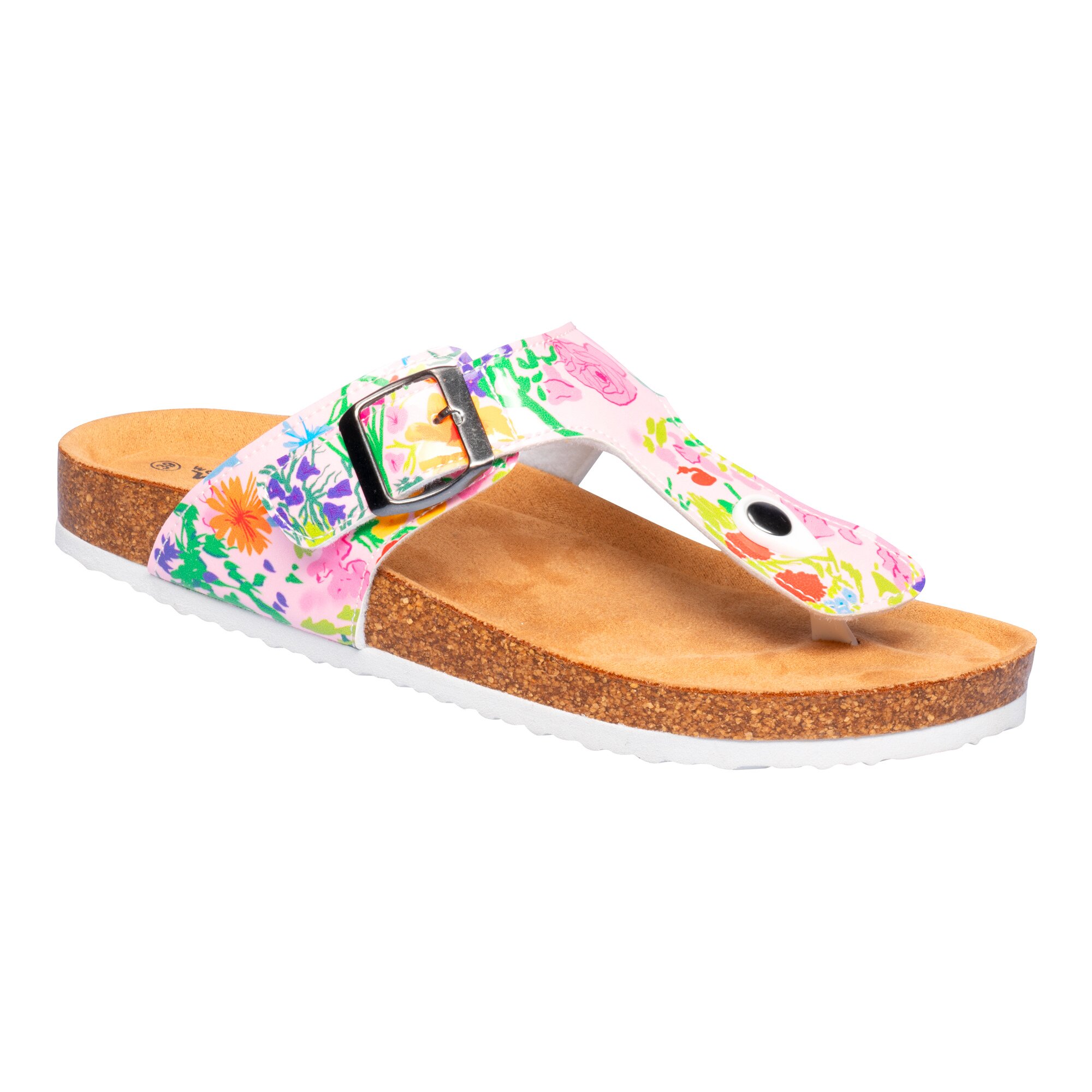 wonderwalk Zehen-Klettpantolette „Tropical“