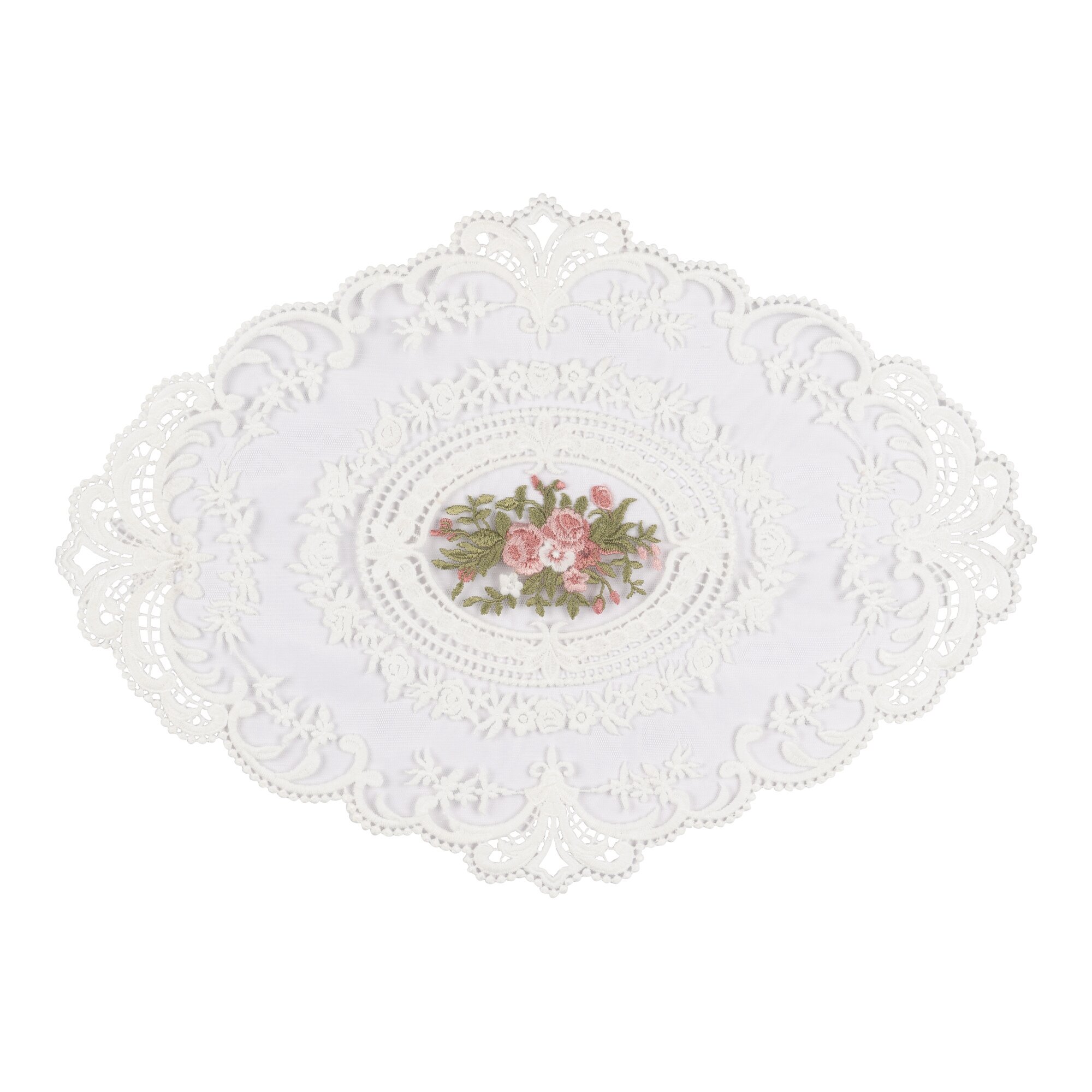 Spitzendeckchen „Rosenblick“