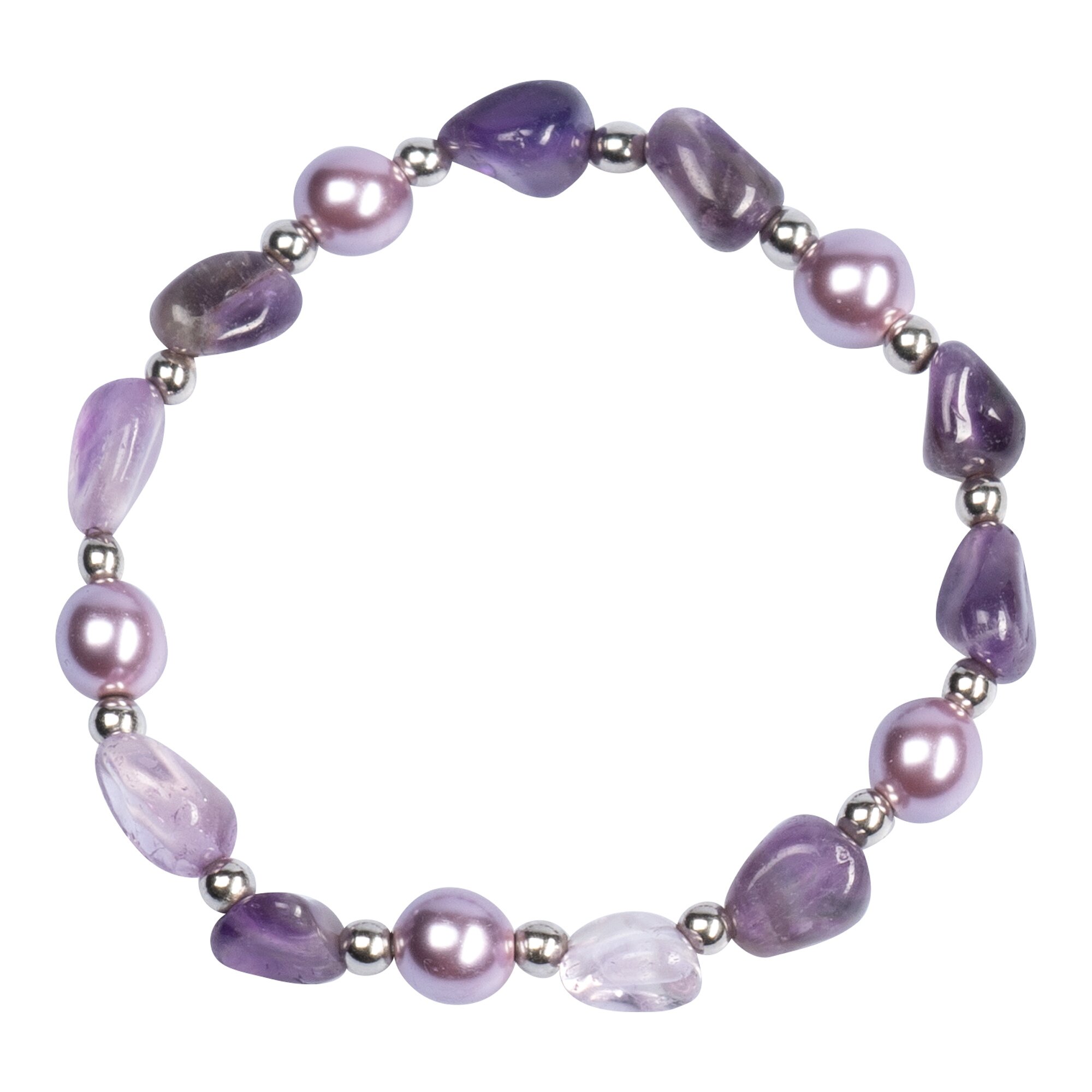 Image of Perlen-Armband "Amethyst"