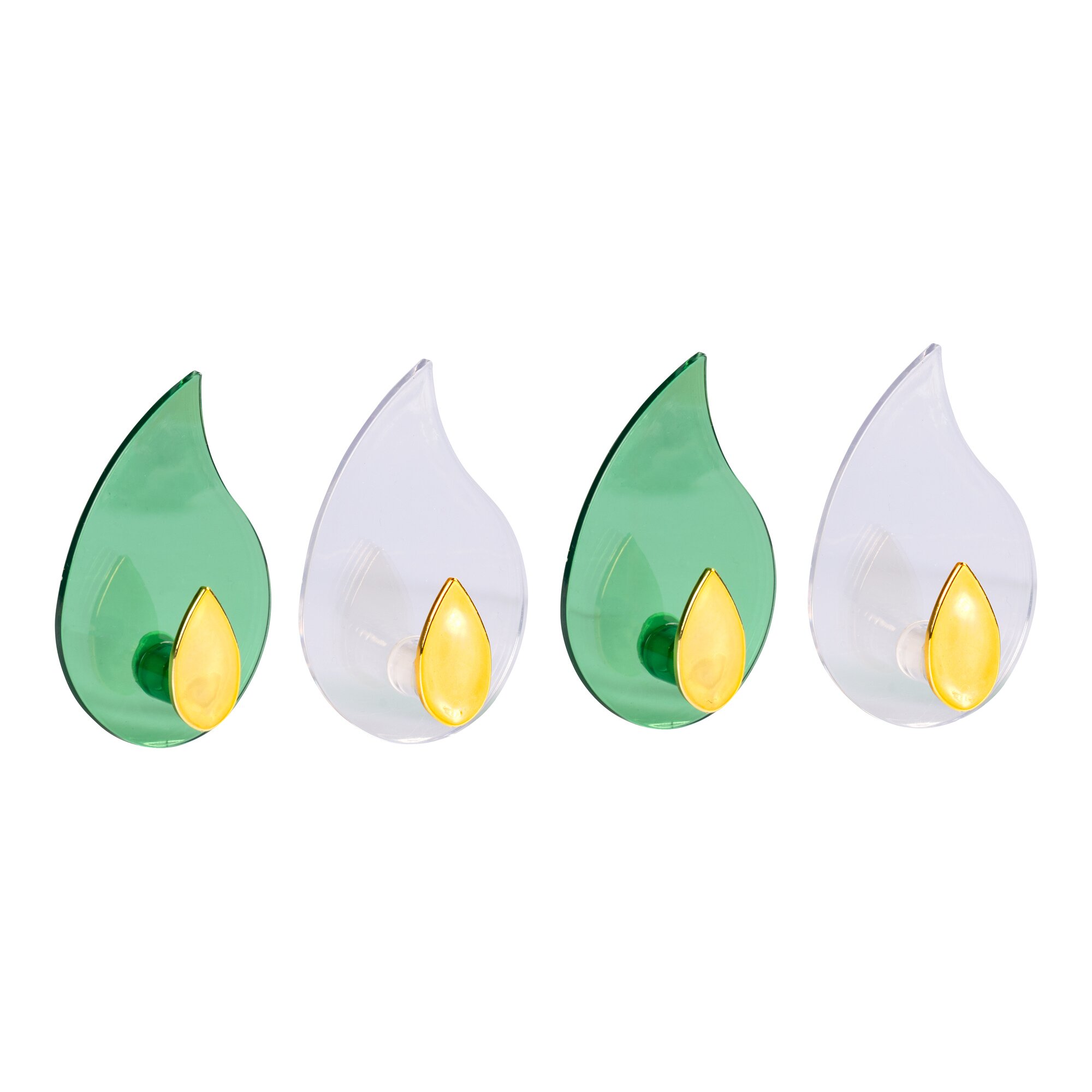 Wandhaken „Blätter“, 4 Stück