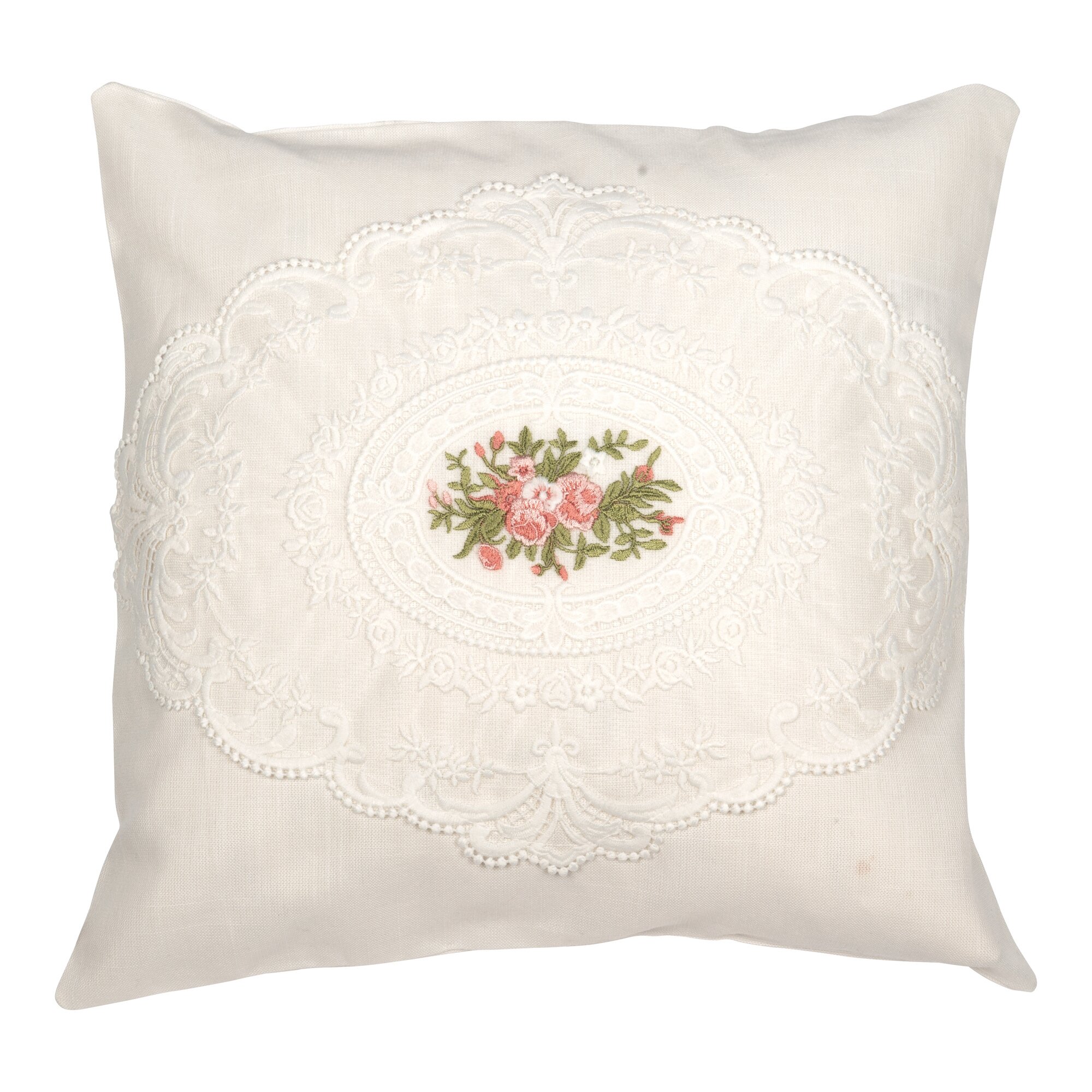 Kissenhülle „Rosenblick“, 40x40 cm