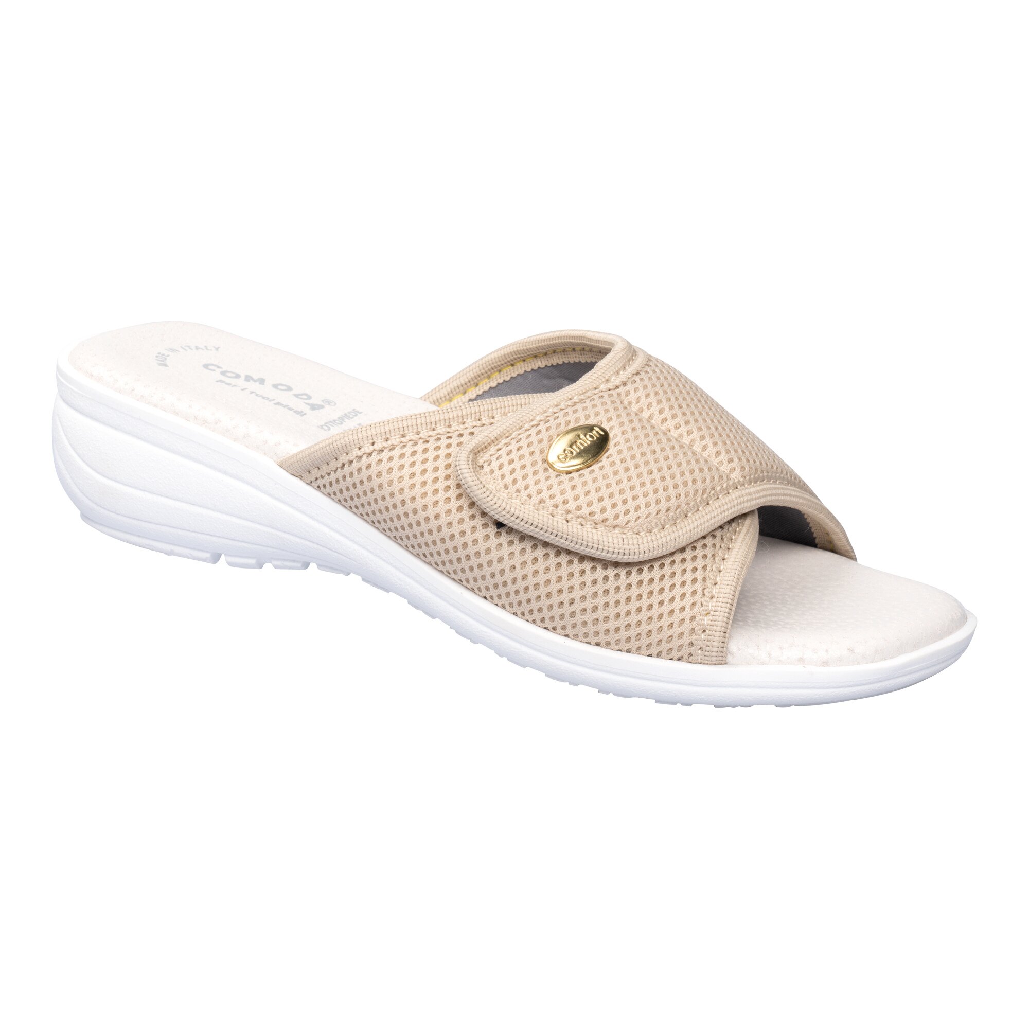 Image of Damen-Pantolette „La Spezia“, Größe: 37, beige