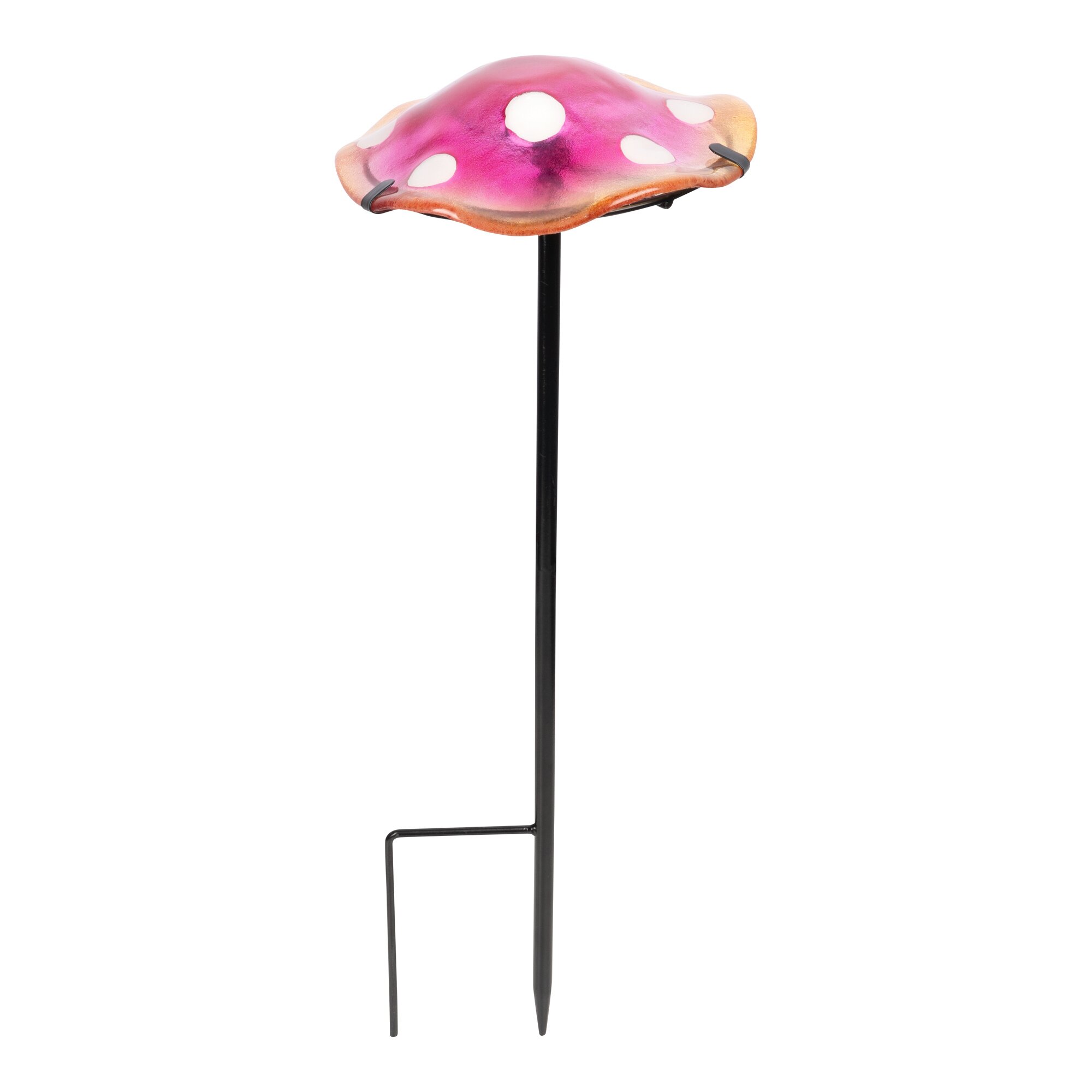 Glas-Gartenstecker „Pilz“