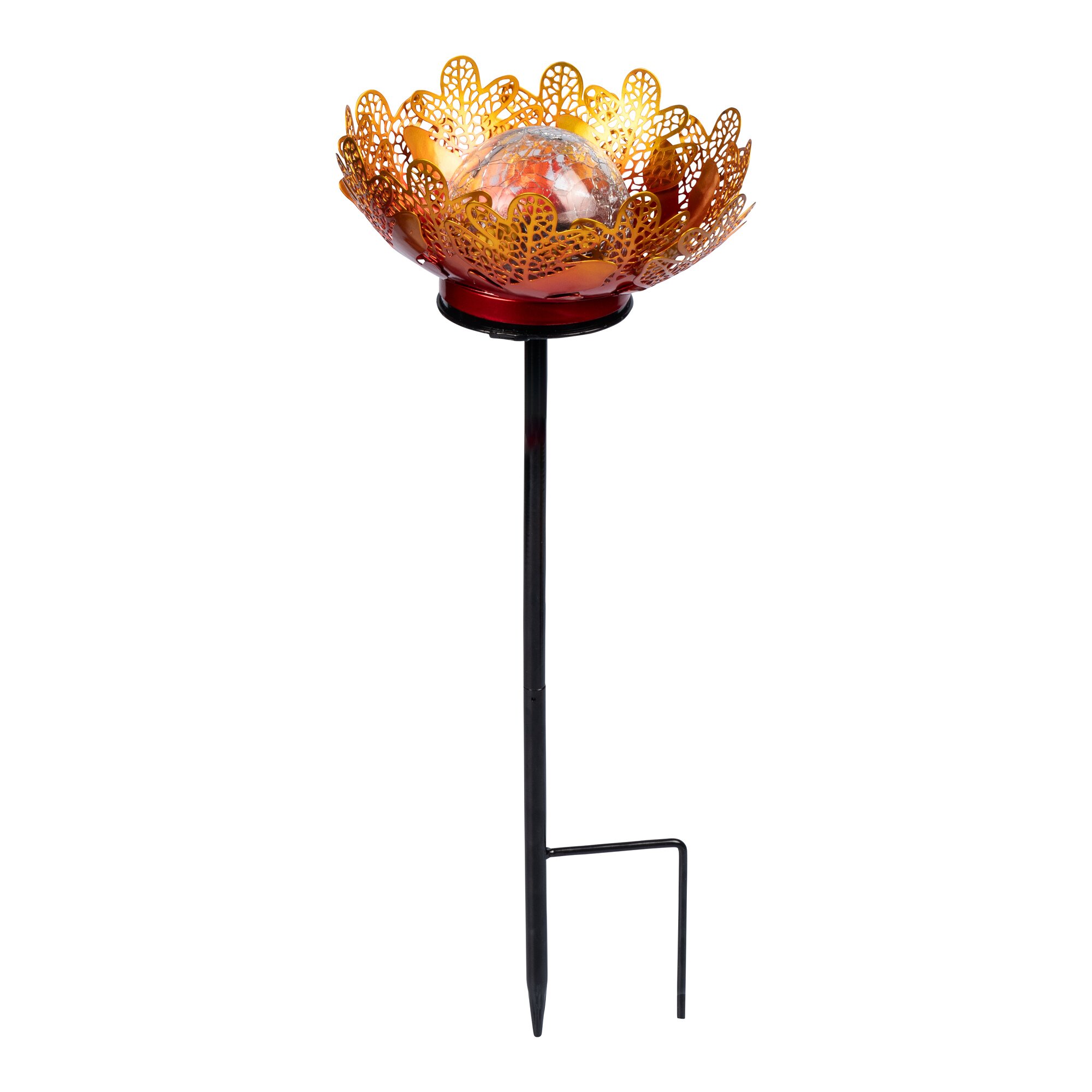 Solar-Gartenstecker 2 in 1 "Eichenblatt"