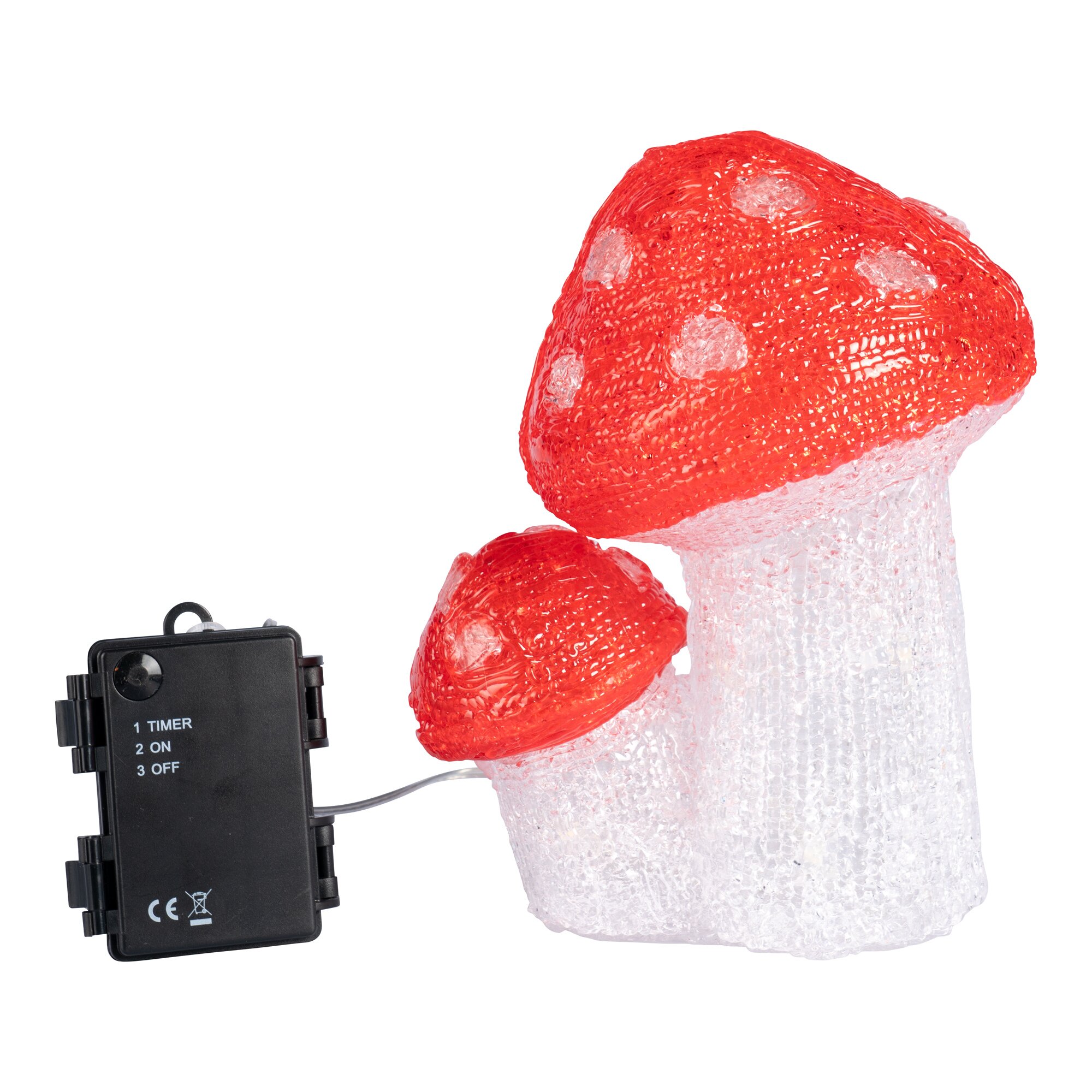 LED-Dekofigur "Leuchtpilze"