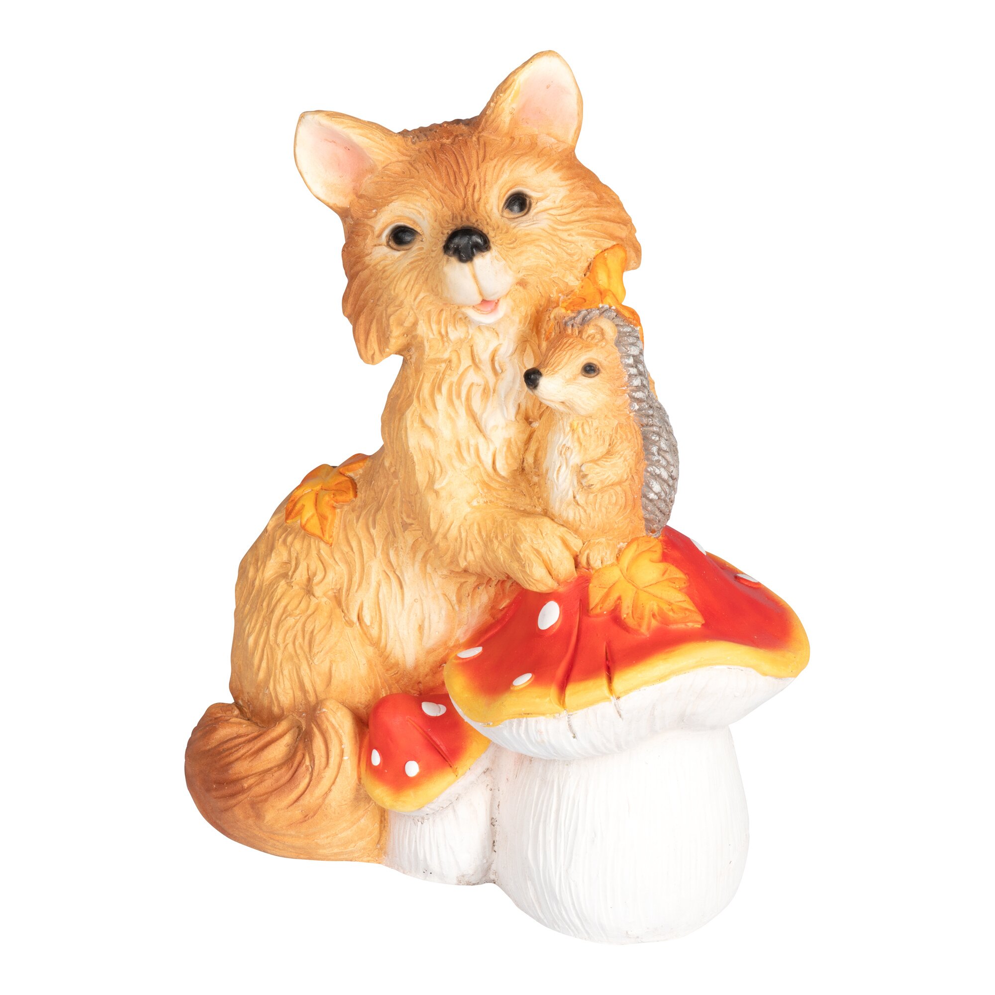 XXL-Dekofigur „Fuchs und Igel“