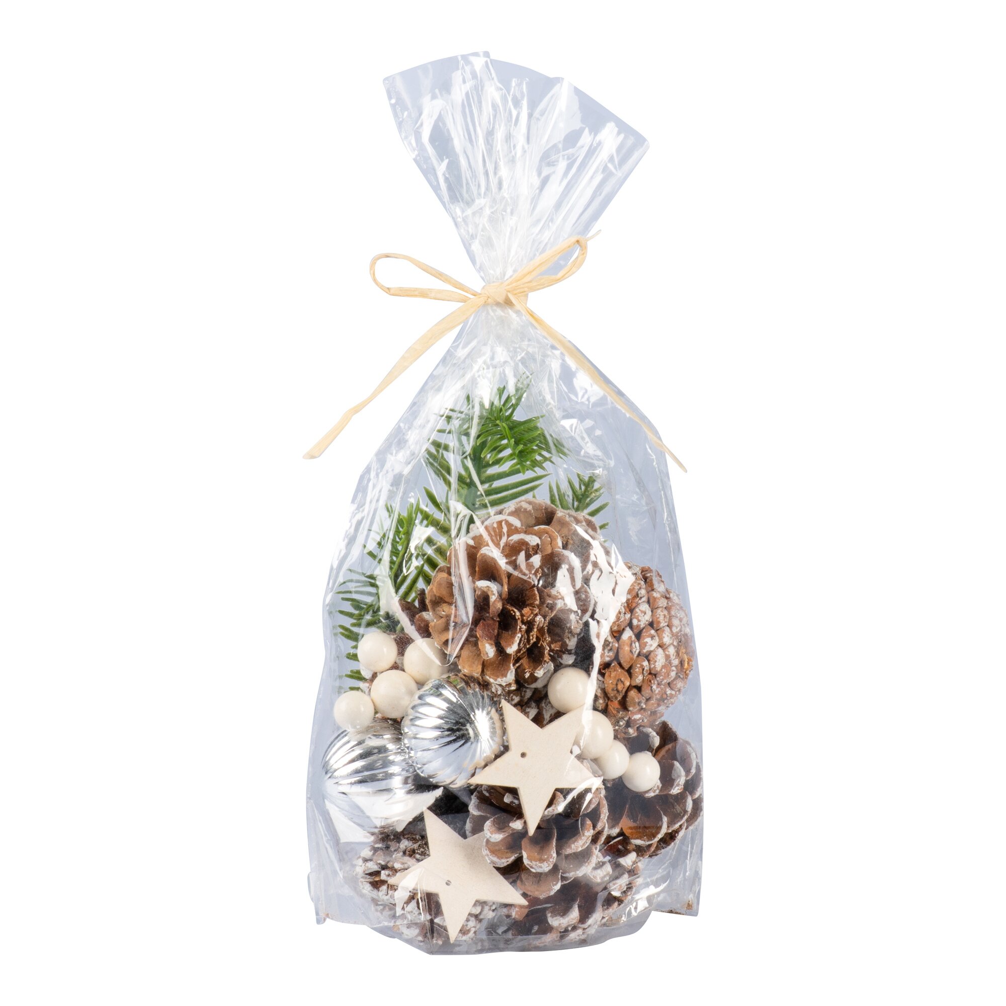 Dekomaterial „Natur“, weiß