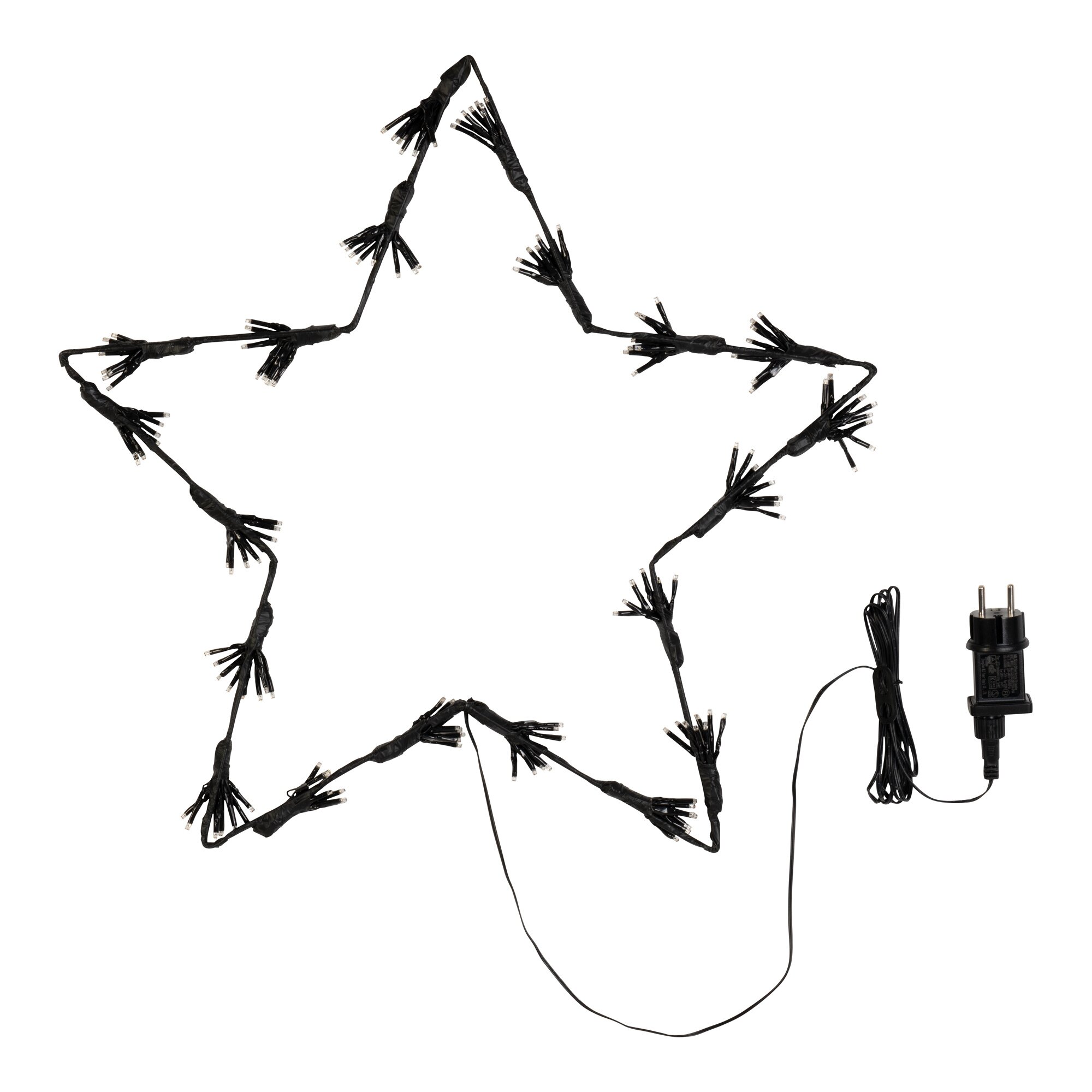 LED-Hängestern „XXL“ schwarz