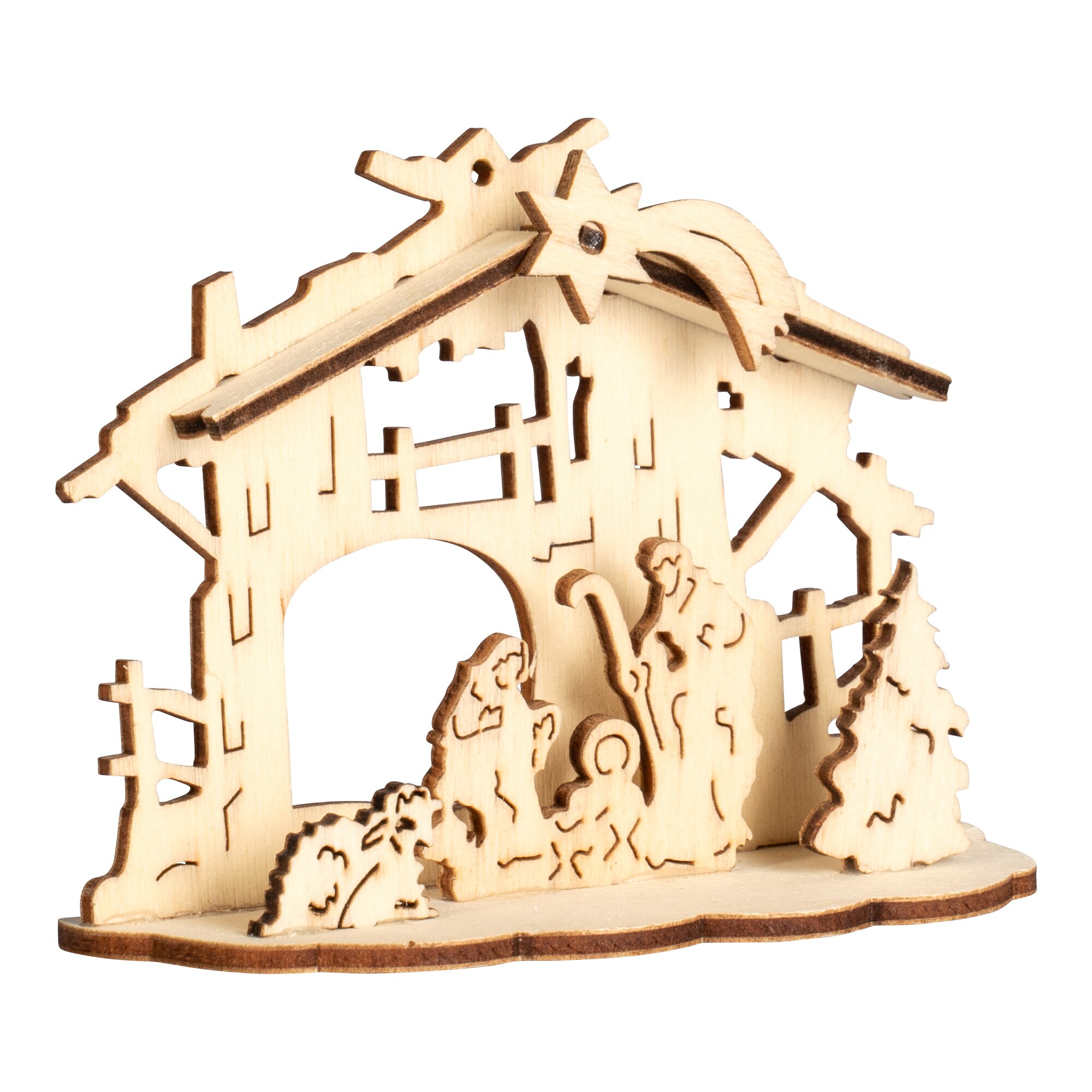 Mini-Krippe zum Hängen und Stellen