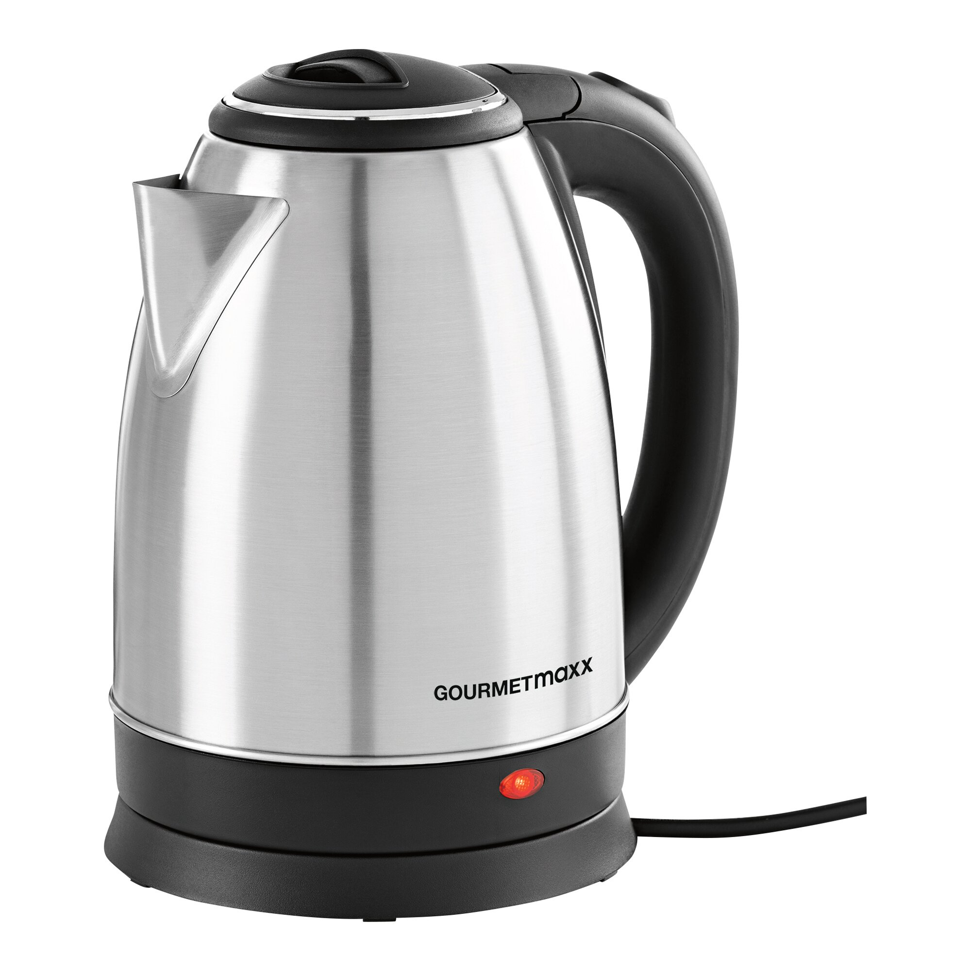 GOURMETmaxx Edelstahl-Wasserkocher, 1,8 l