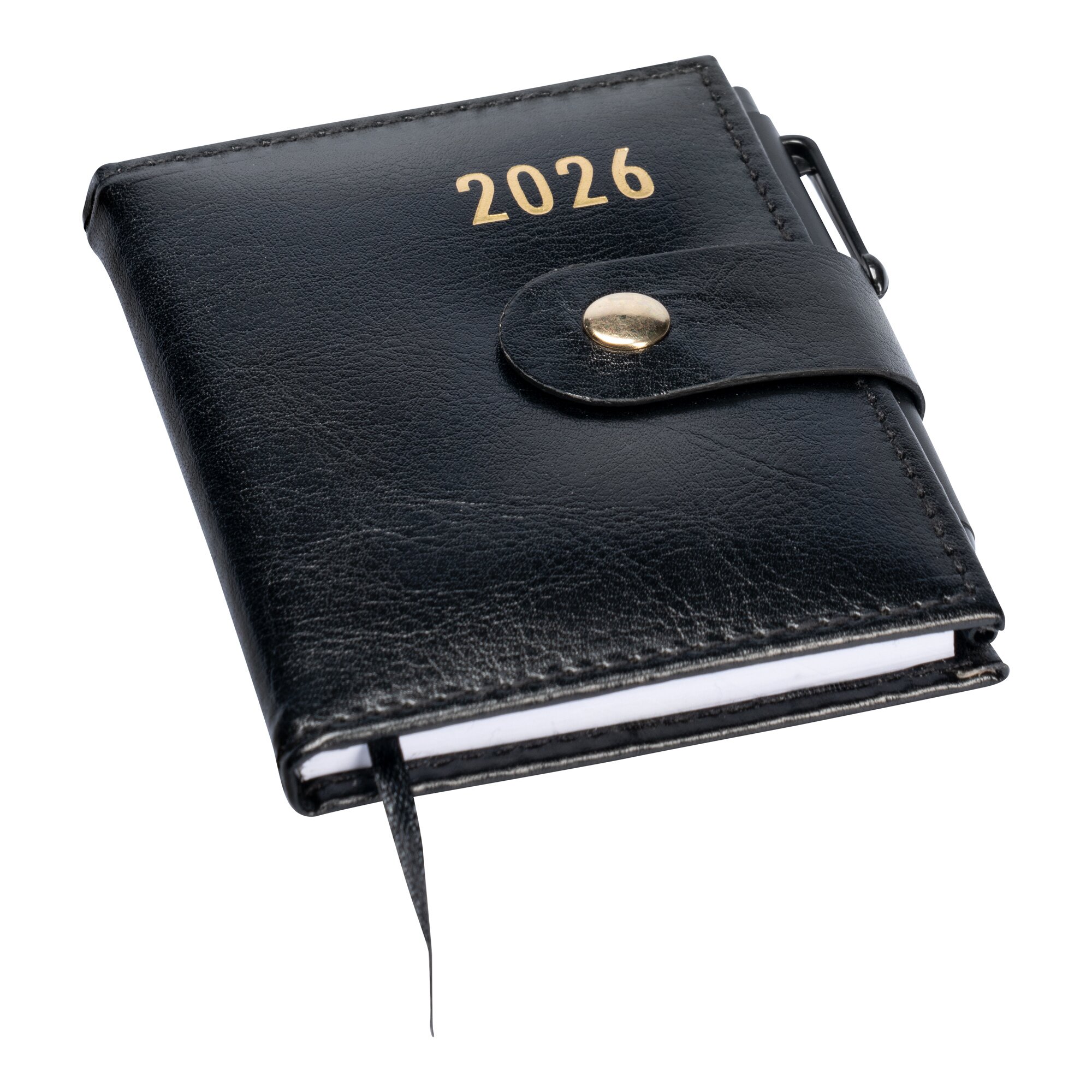 Taschenkalender 2026 mit Stift