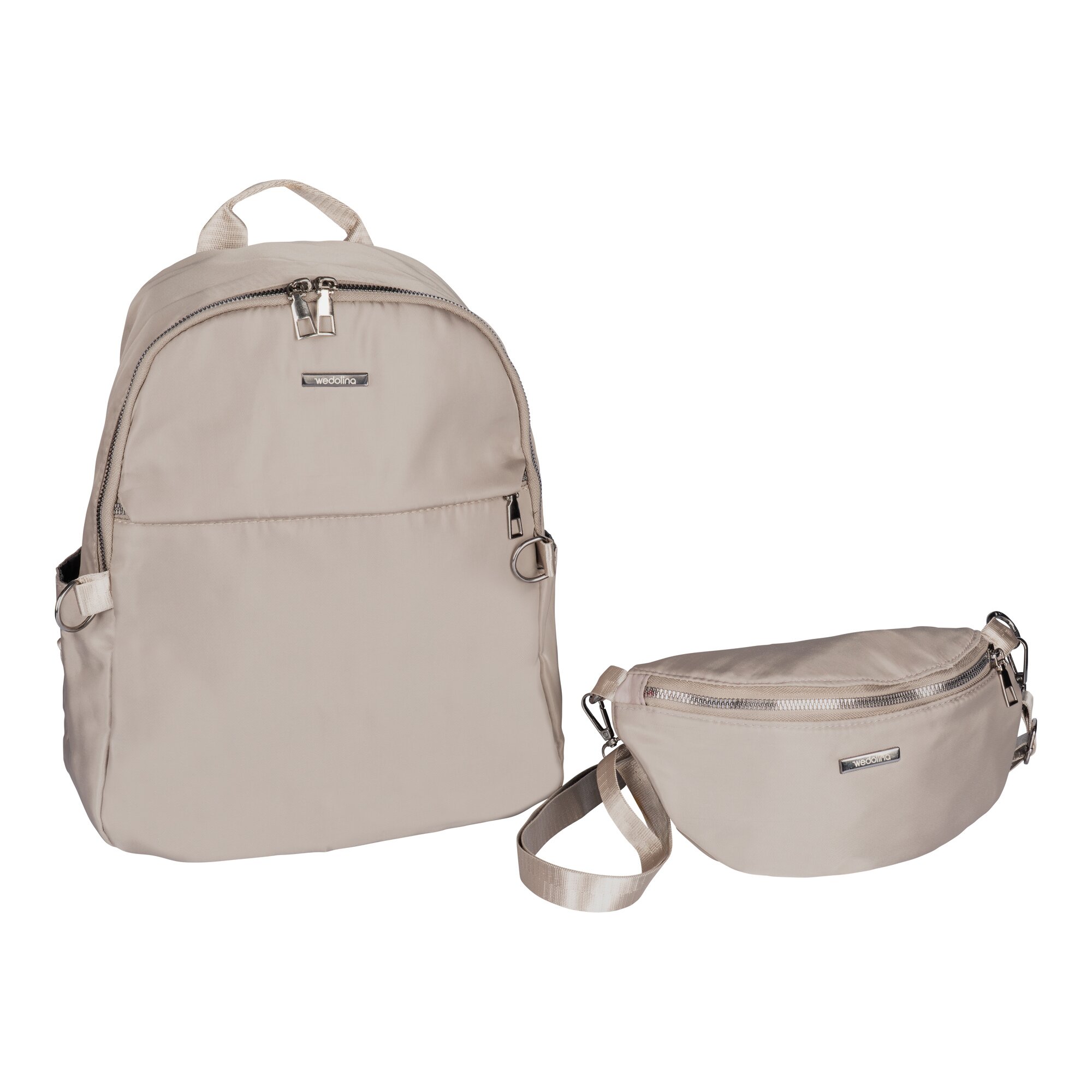 Rucksack & Bauchtasche „2 in 1“