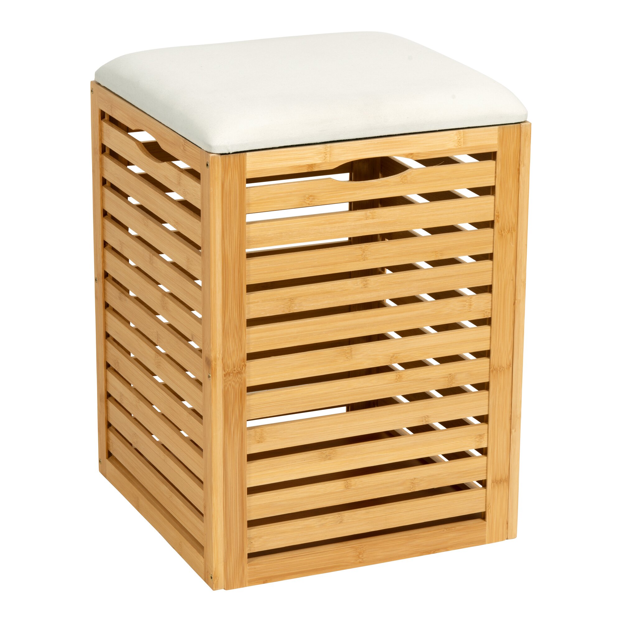 Bambus-Aufbewahrungshocker