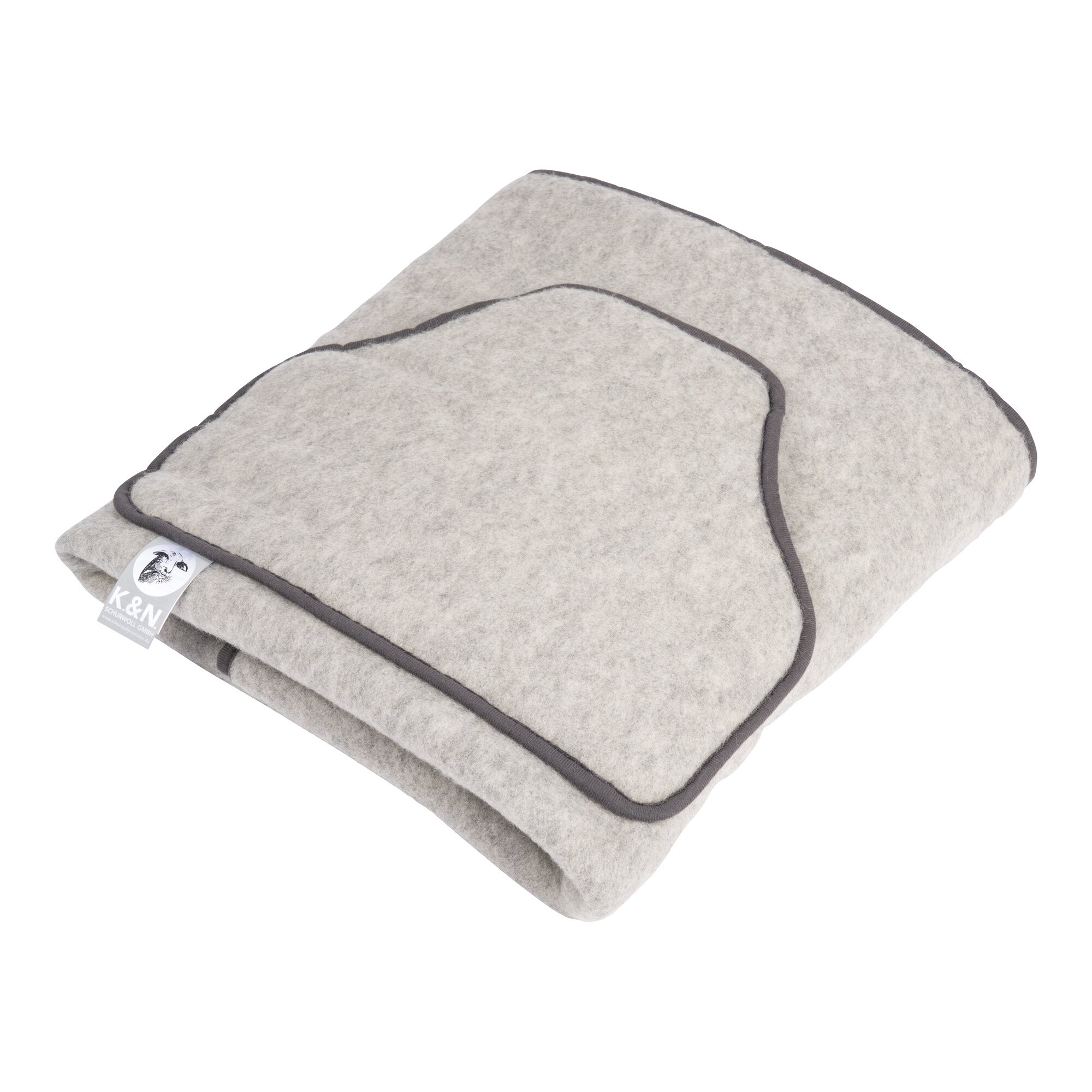 Schurwoll-Fleece Kniedecke, 120x100 cm