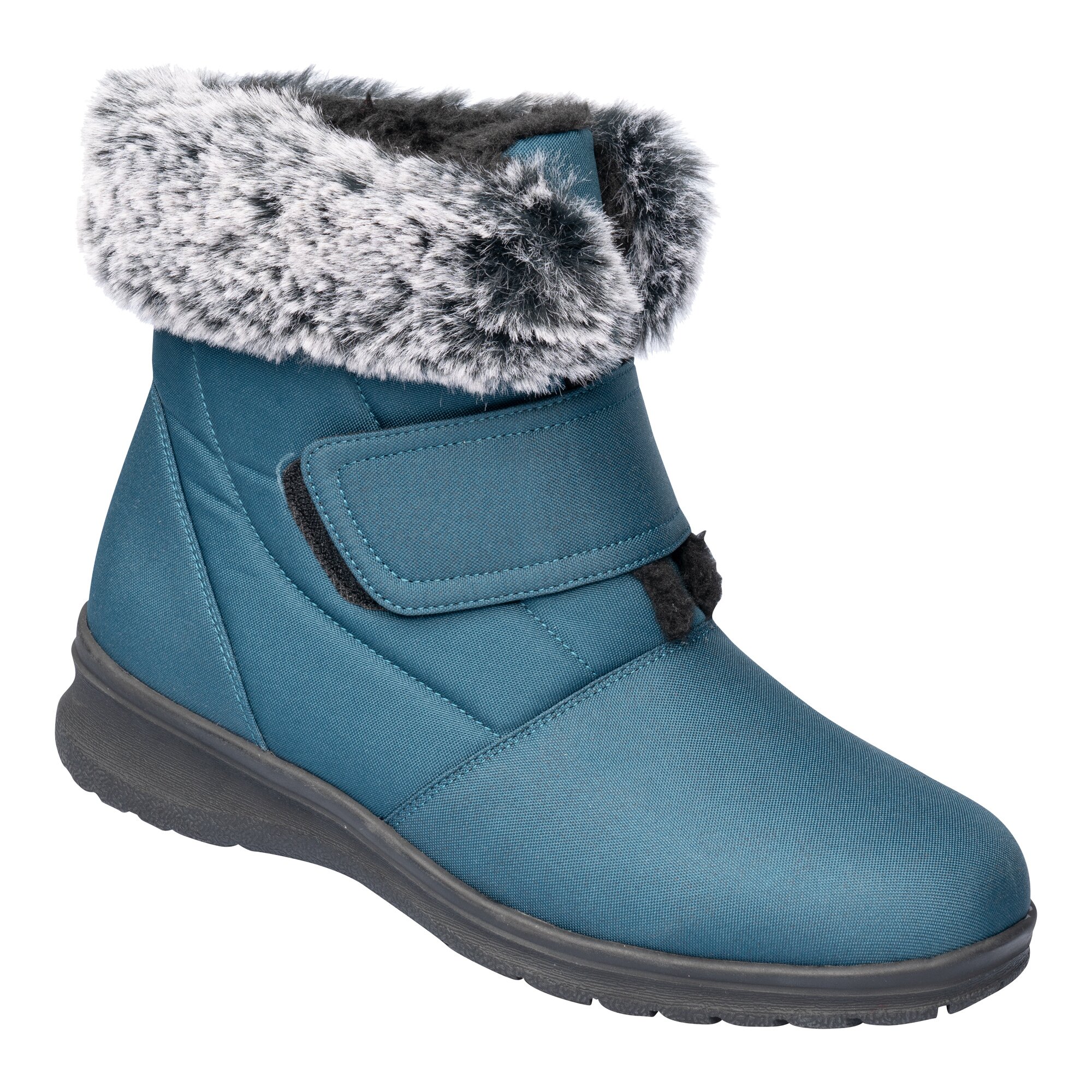wonderwalk Winterstiefelette mit Spikes und Klett „Monika“