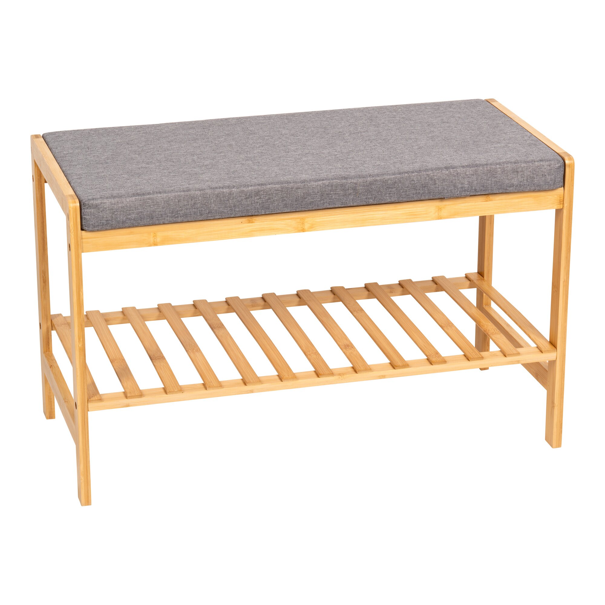 Bambus-Schuhbank