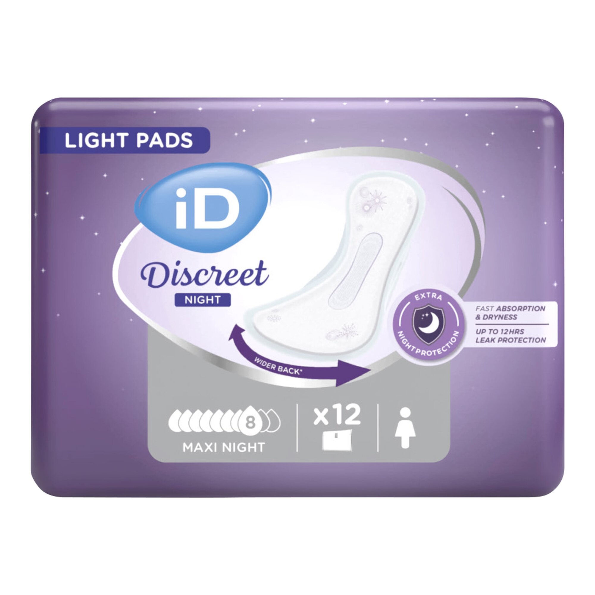 Image of iD Einlagen, Discreet Light "Maxi Night", 12 Stück