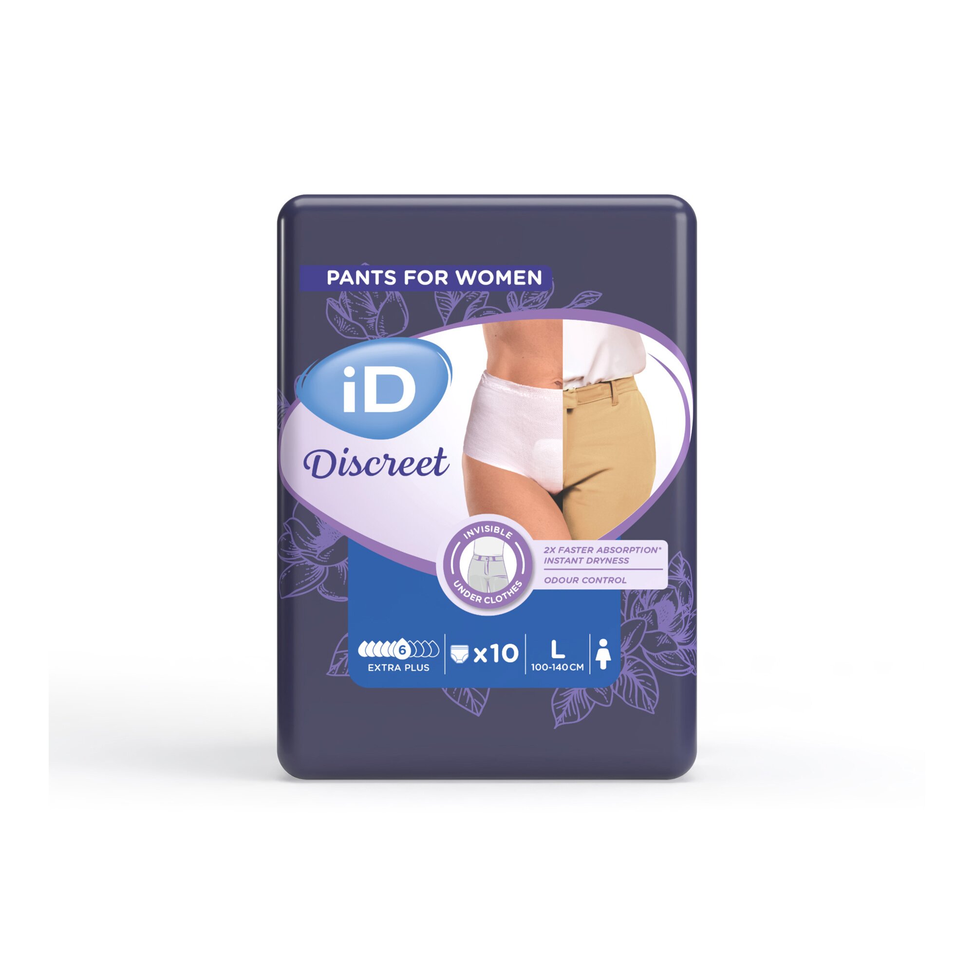 iD Inkontinenz-Slip, extra Plus, Discreet Pants Women