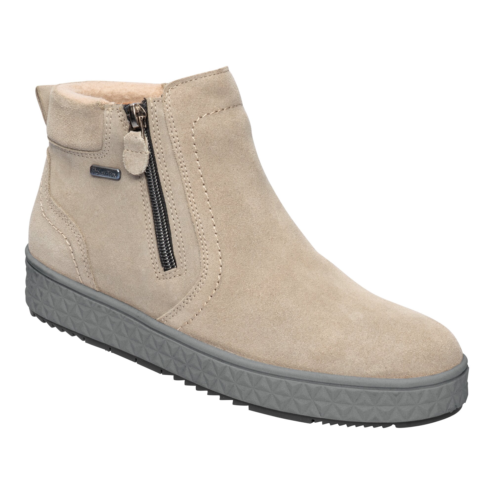 Stiefelette "Isa" 42 beige