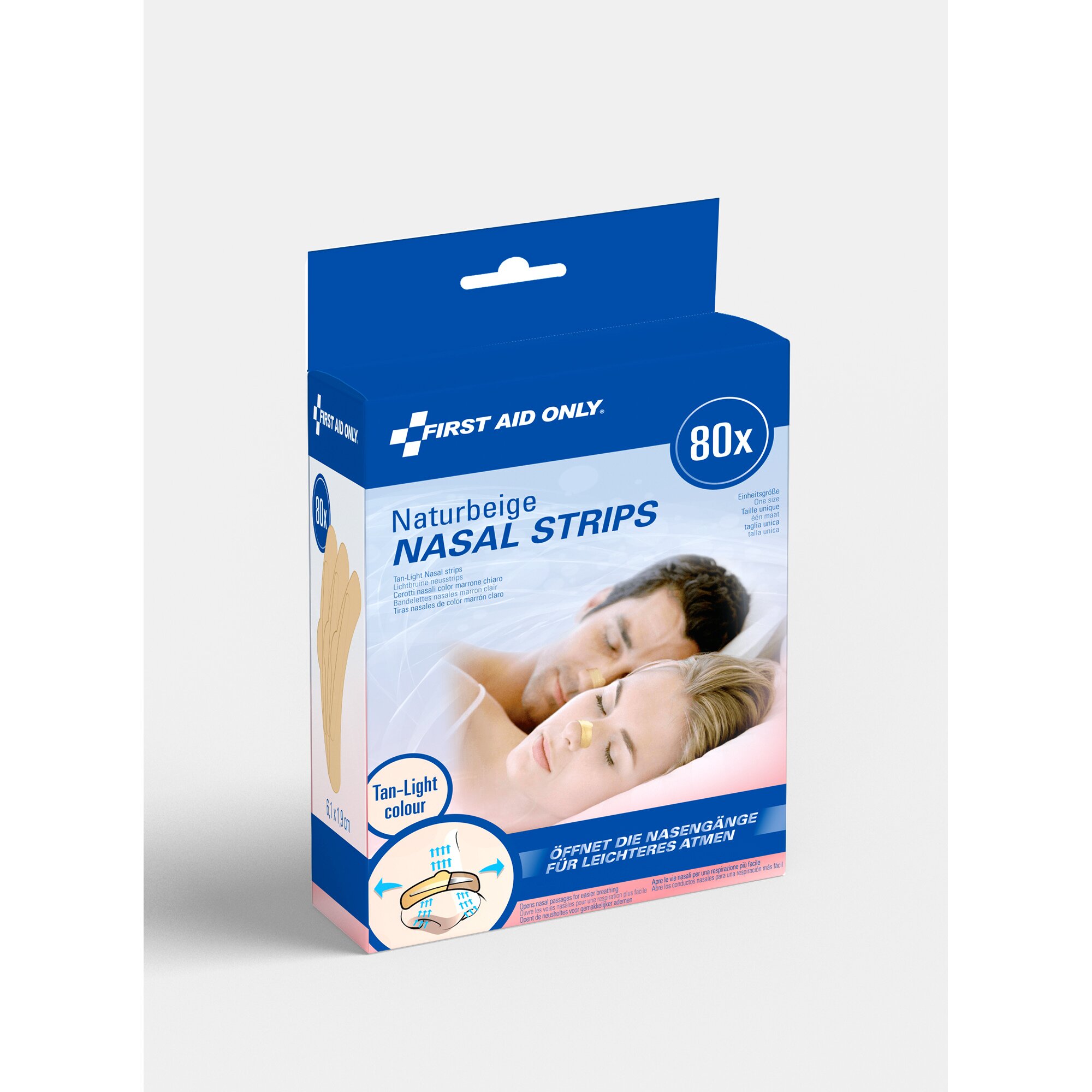 Nasenstreifen "Nasal Strips", 80 Stück