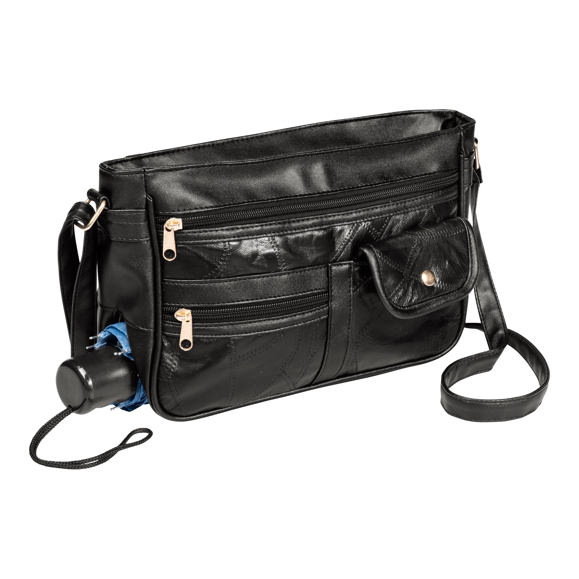 Patchwork-Ledertasche „Inge“