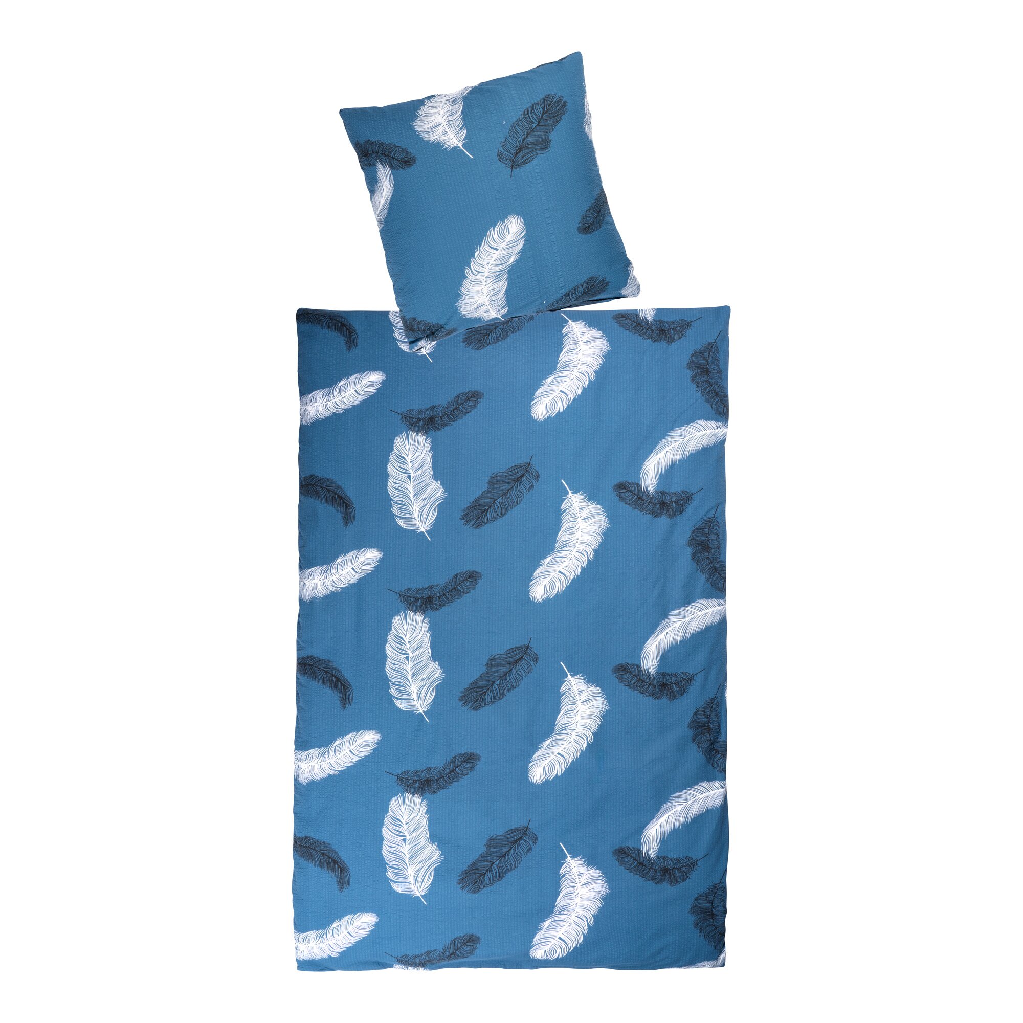 Seersucker-Bettwäsche "Federleicht", 2-teilig, 135x200 cm