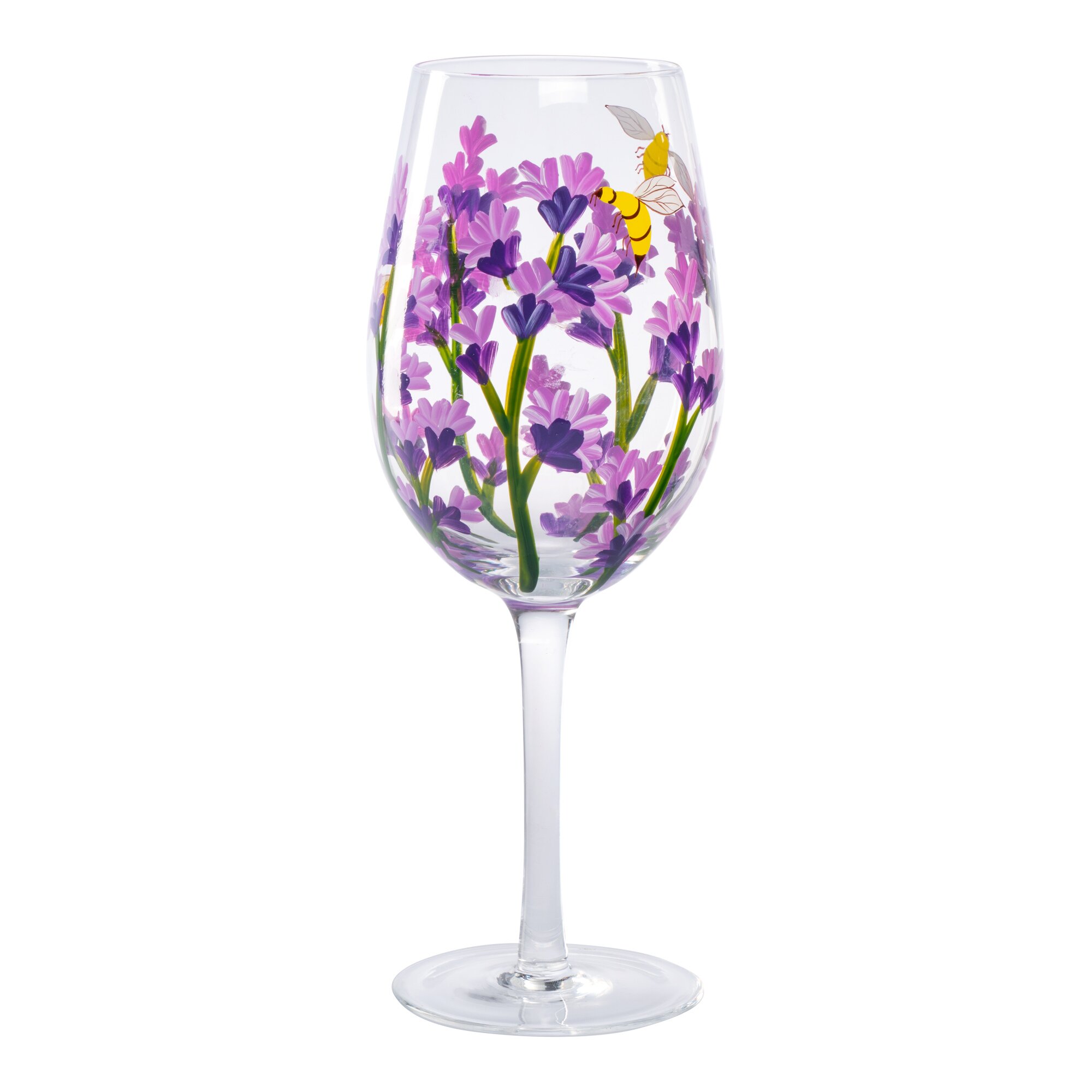 Handbemaltes Weinglas