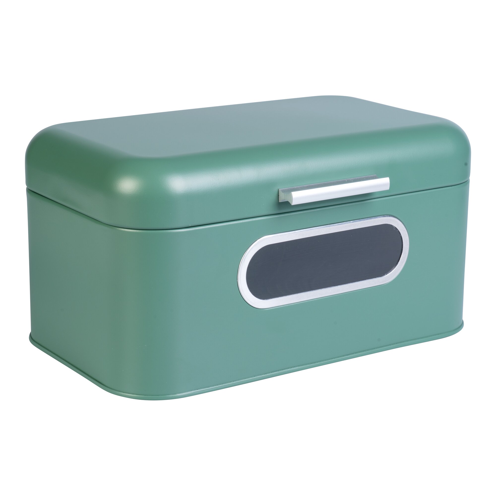 Metall-Brotbox mit Sichtfenster