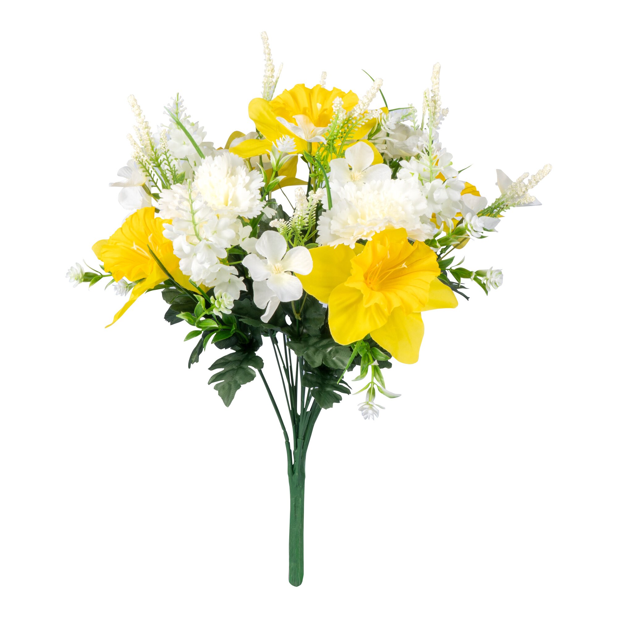 Kunstblumen-Strauß „Narzissen-Nelken"