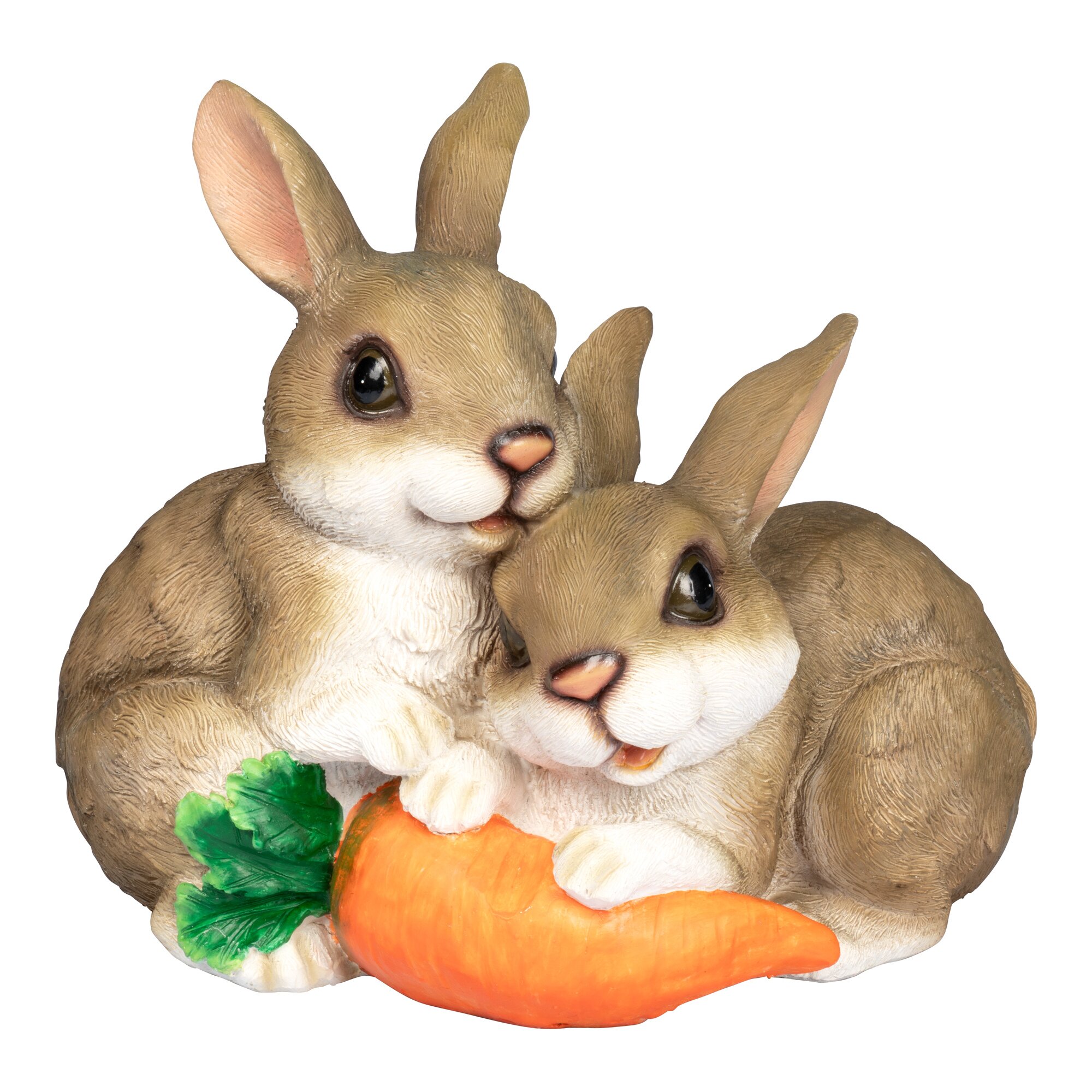 Dekofigur „Kaninchen-Freunde“