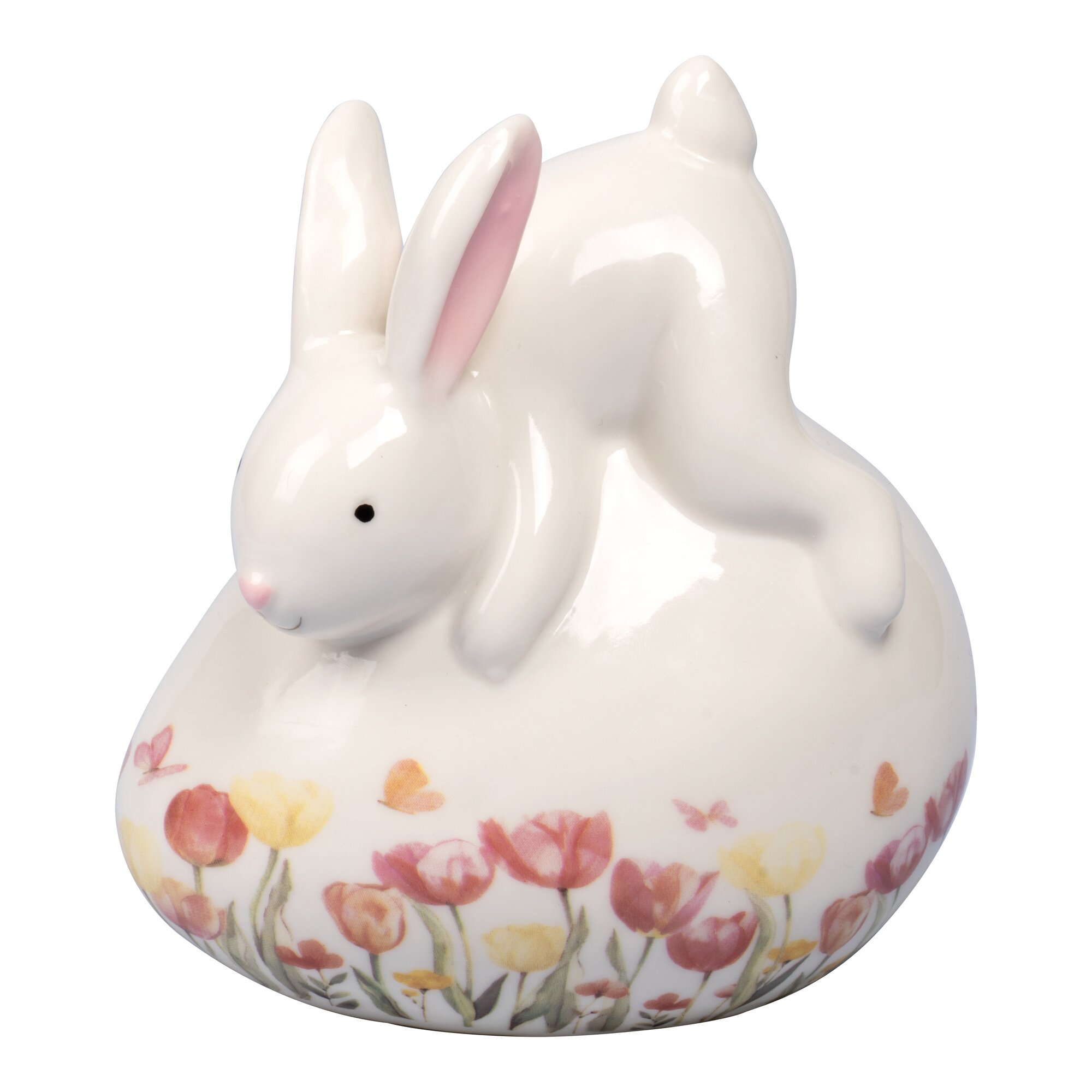 Dekofigur "Keramik-Kletterhase"