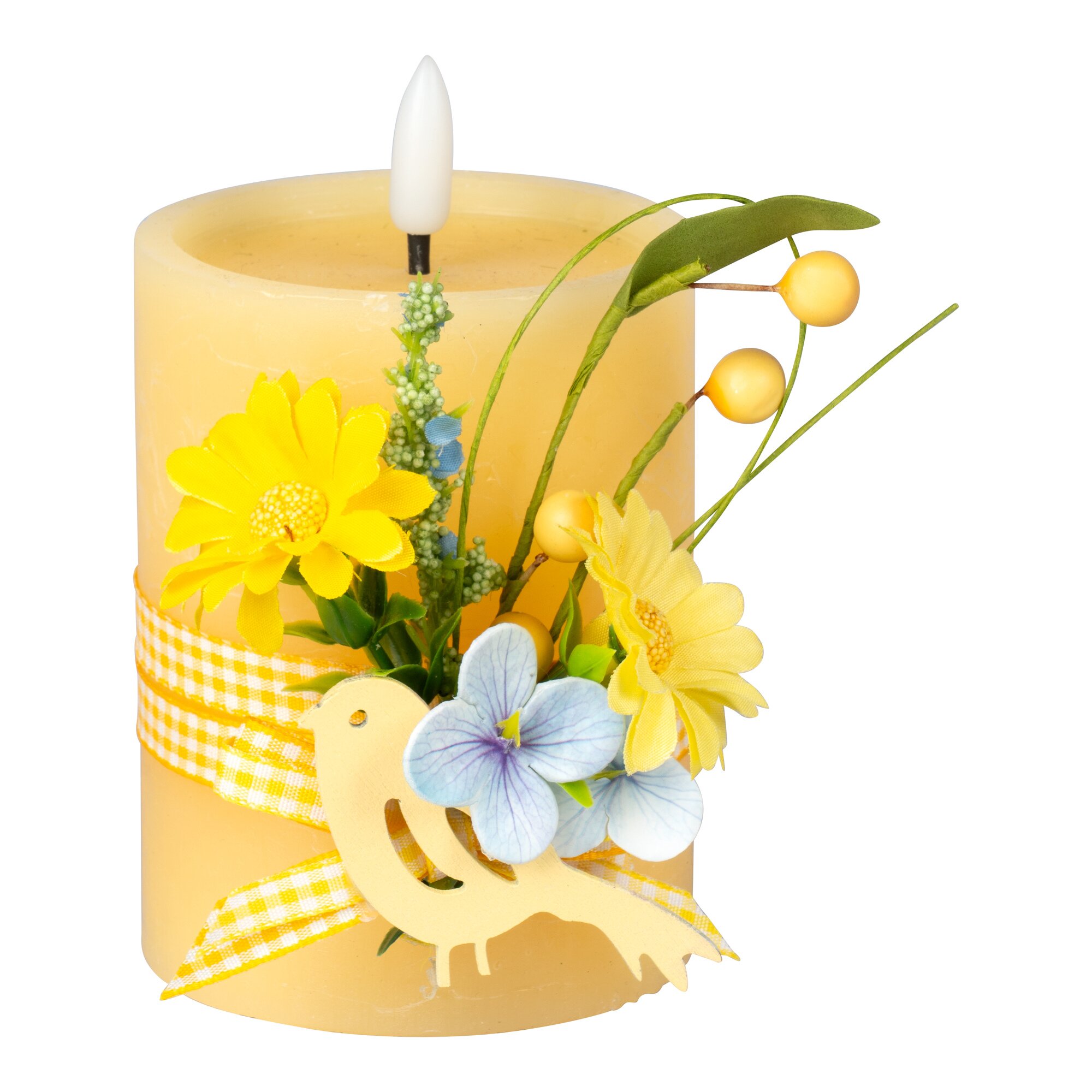 LED-Kerze „Frühling“