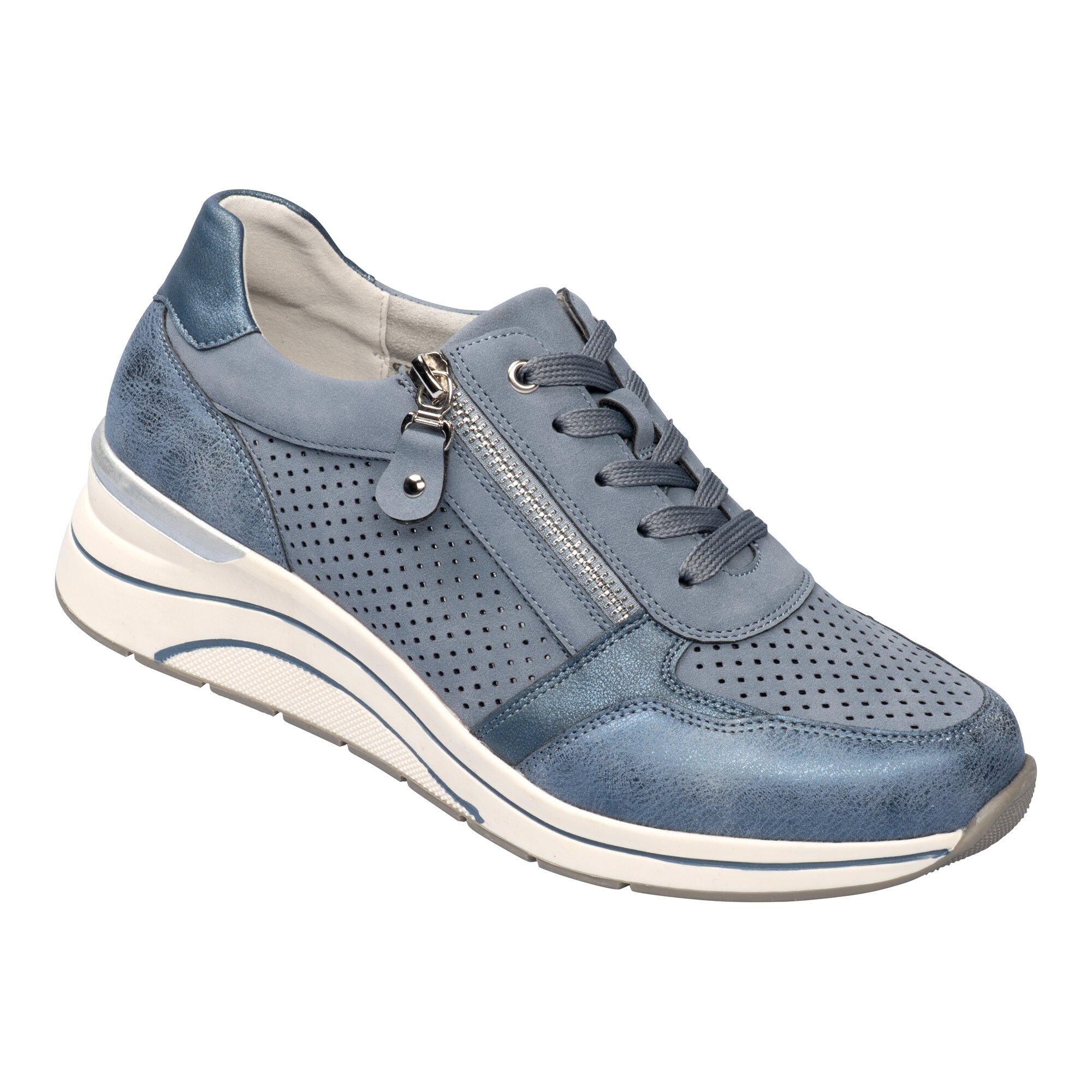 wonderwalk Leder-Keilsneaker „Sandra“