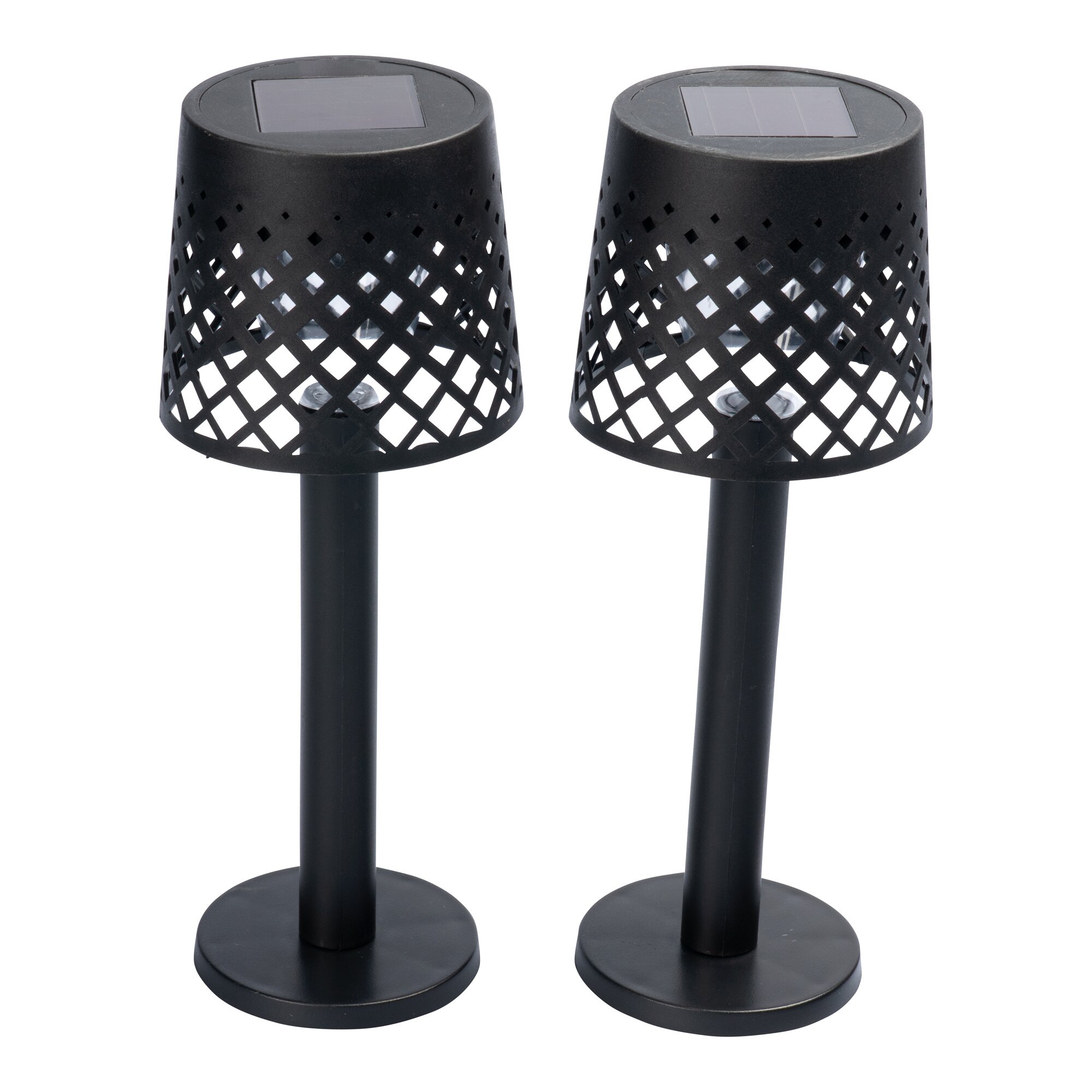 Solar-LED-Laterne „4 in 1“, 2 Stück