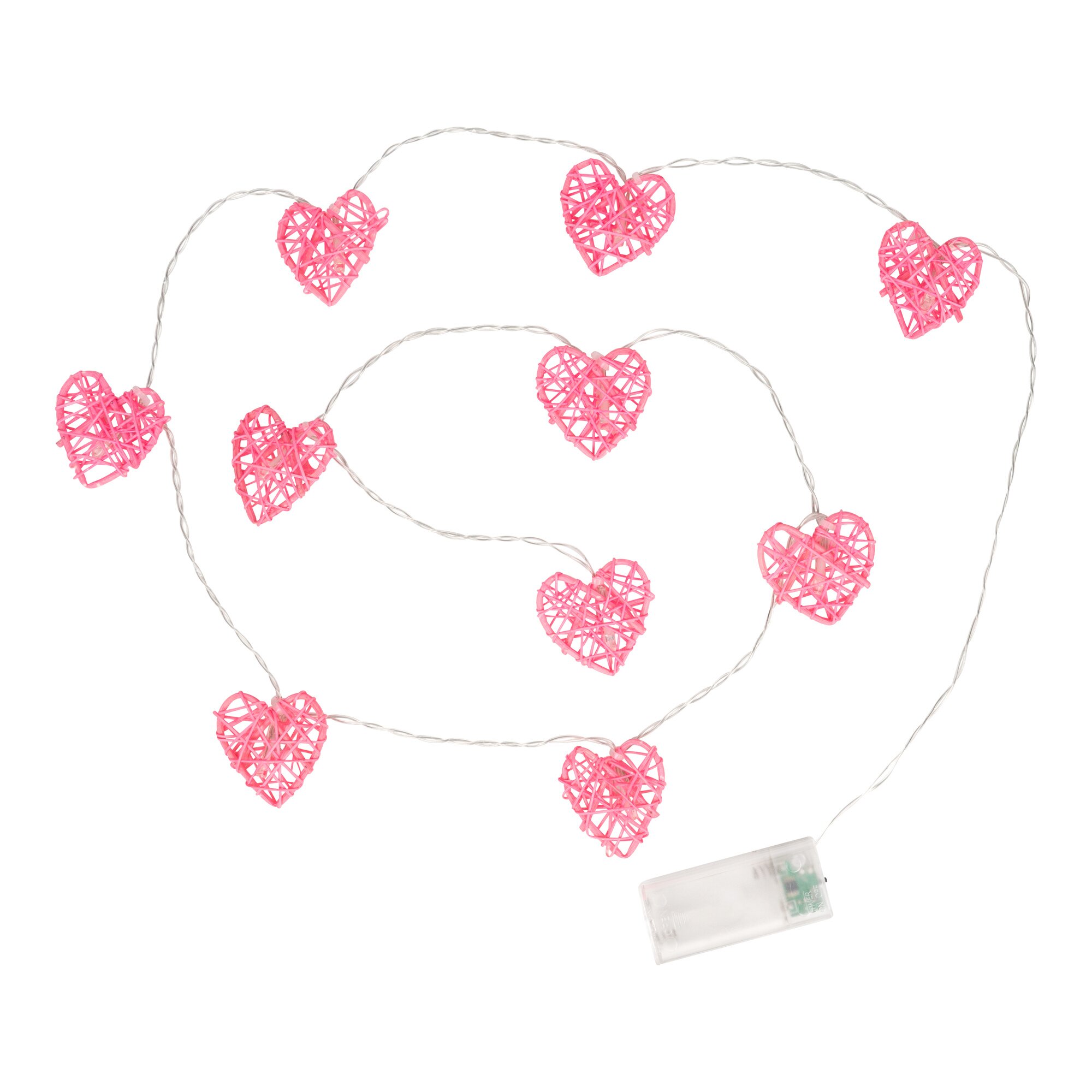 LED-Lichterkette „Herzen“, 165 cm