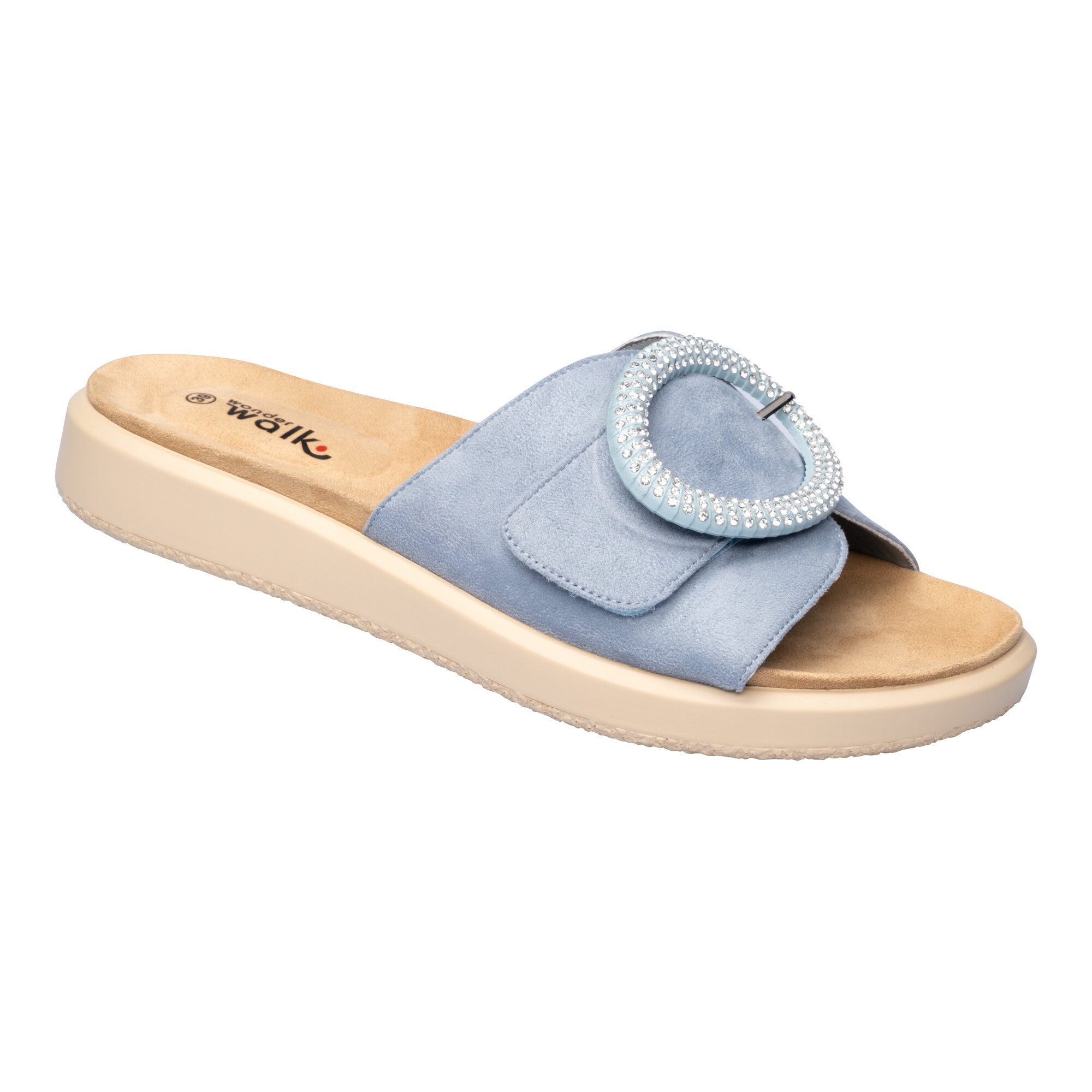 Image of wonderwalk Bequem-Klettpantolette „Emma“, Größe: 36