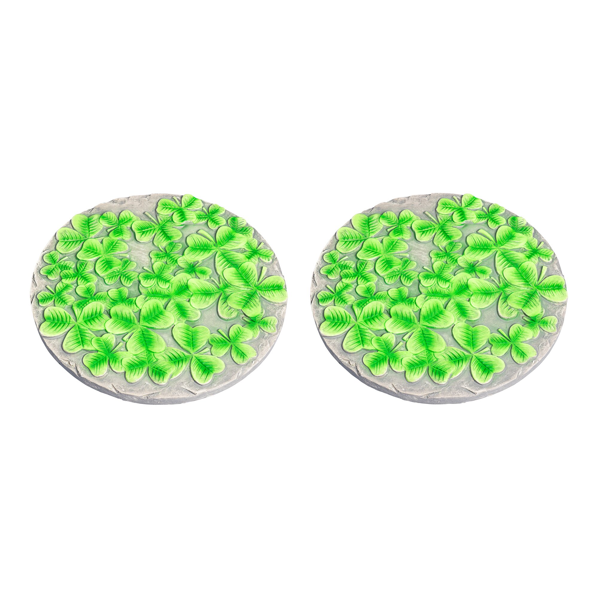 Gehwegplatten „Kleeblatt“, 2 Stück