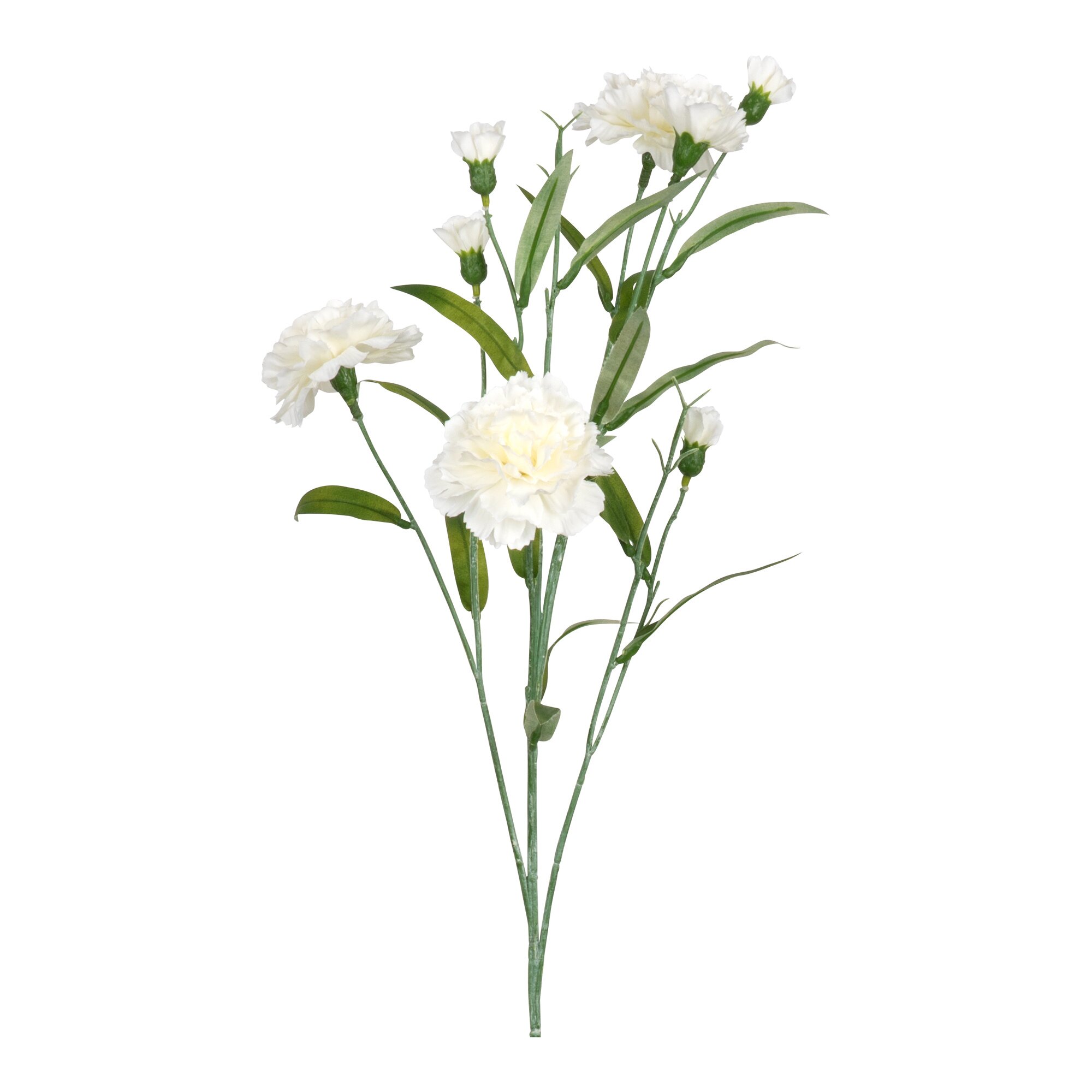 Kunstblumenstrauß "Nelken", weiß