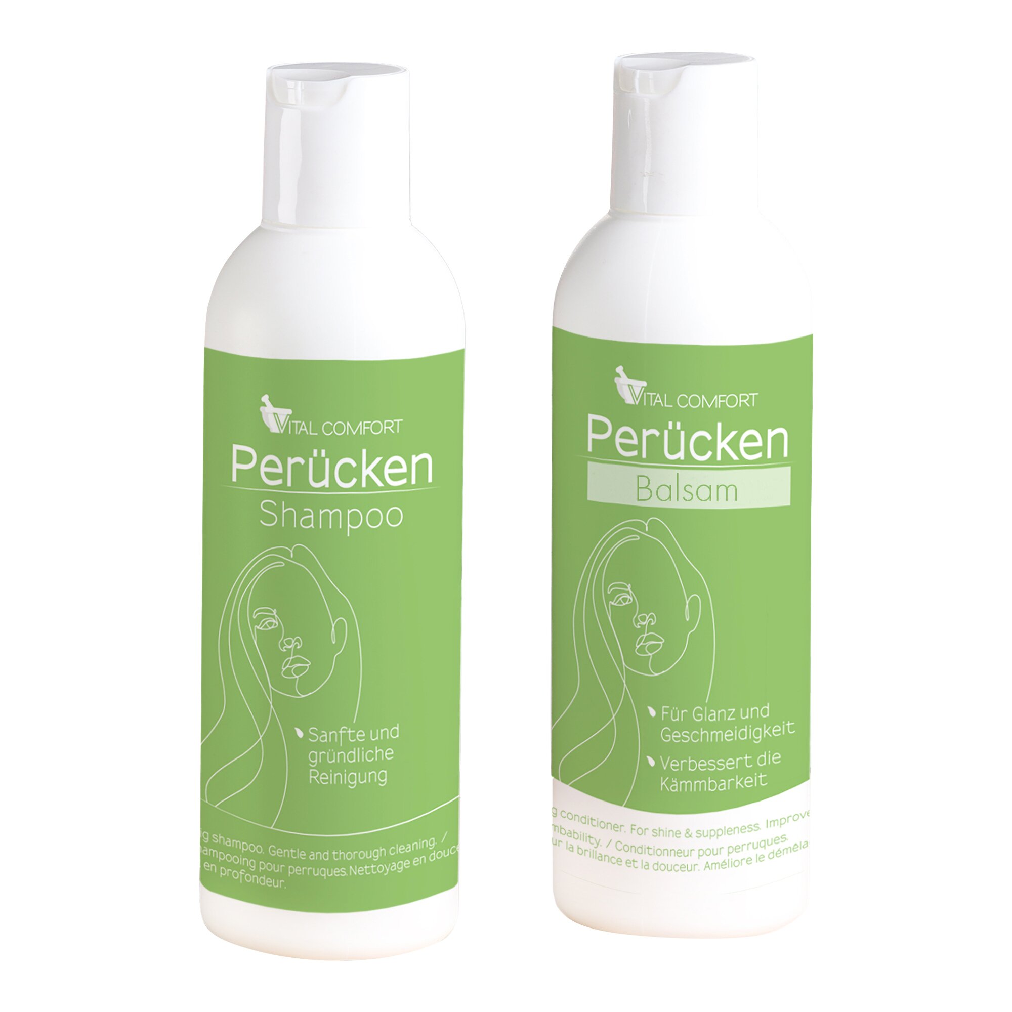 Image of Perückenpflege-Set, 2-teilig