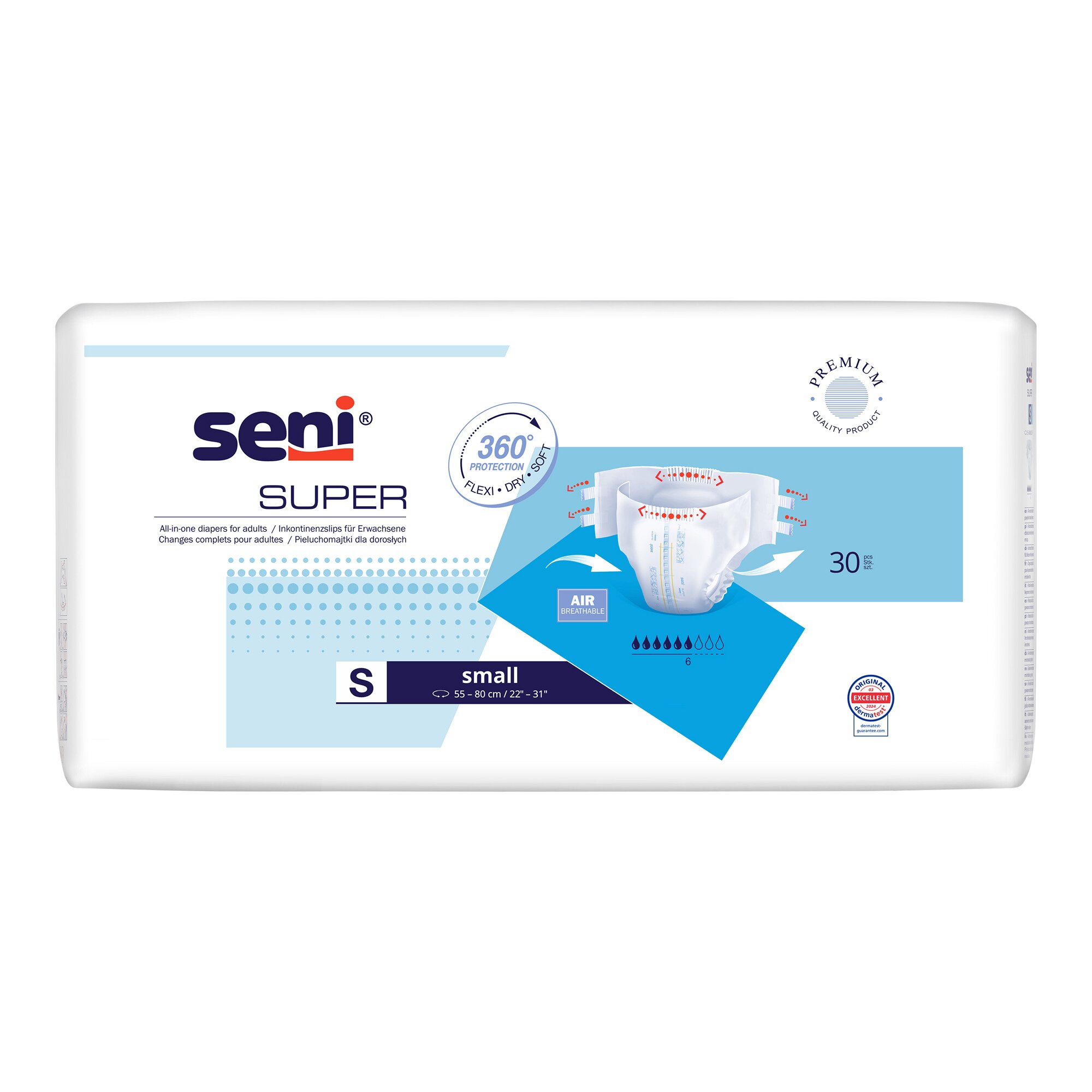 Image of Inkontinenzwindel Super, 30 Stück, Größe: S