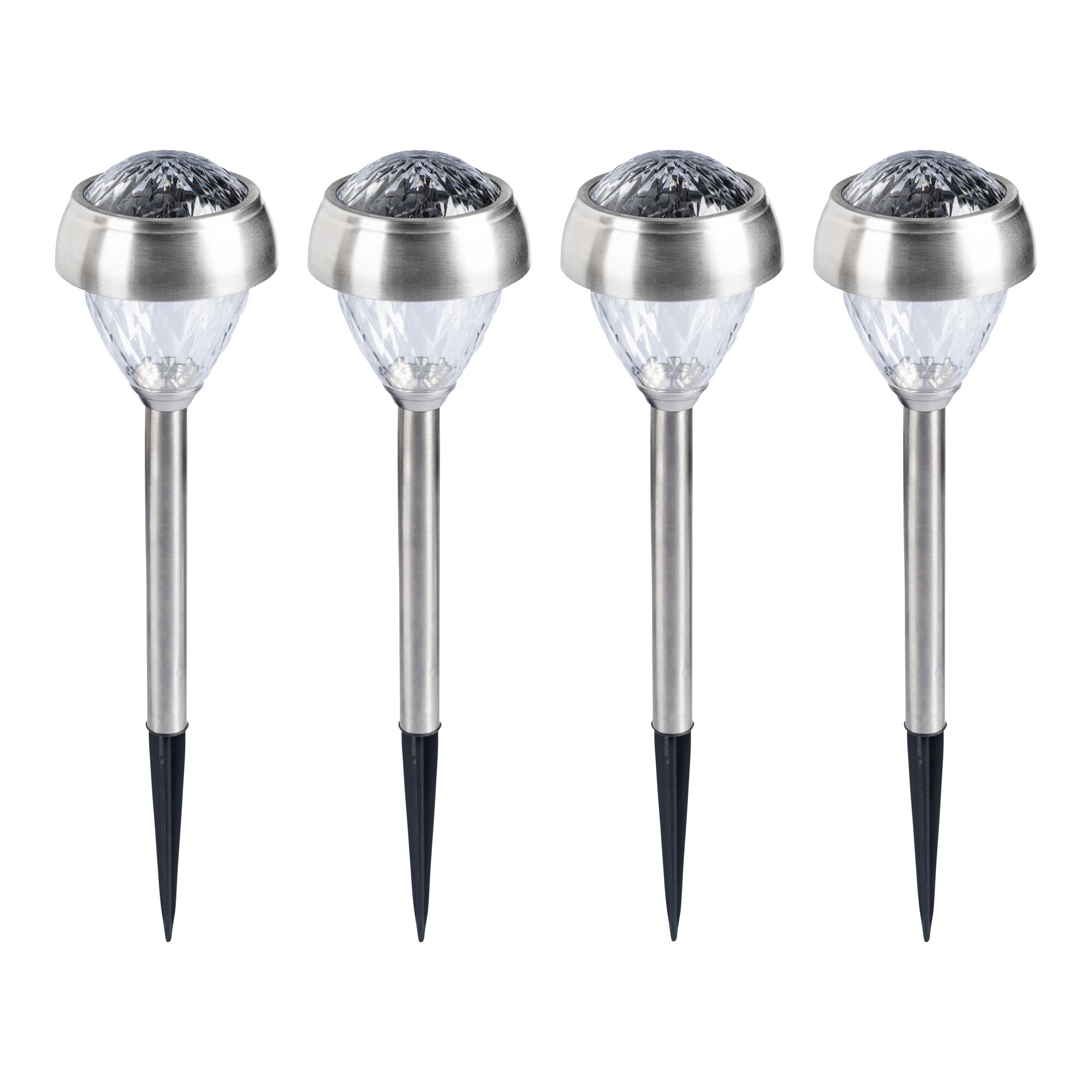 Solar-LED-Stecker „Diamant“, 3 Stück + 1 Gratis