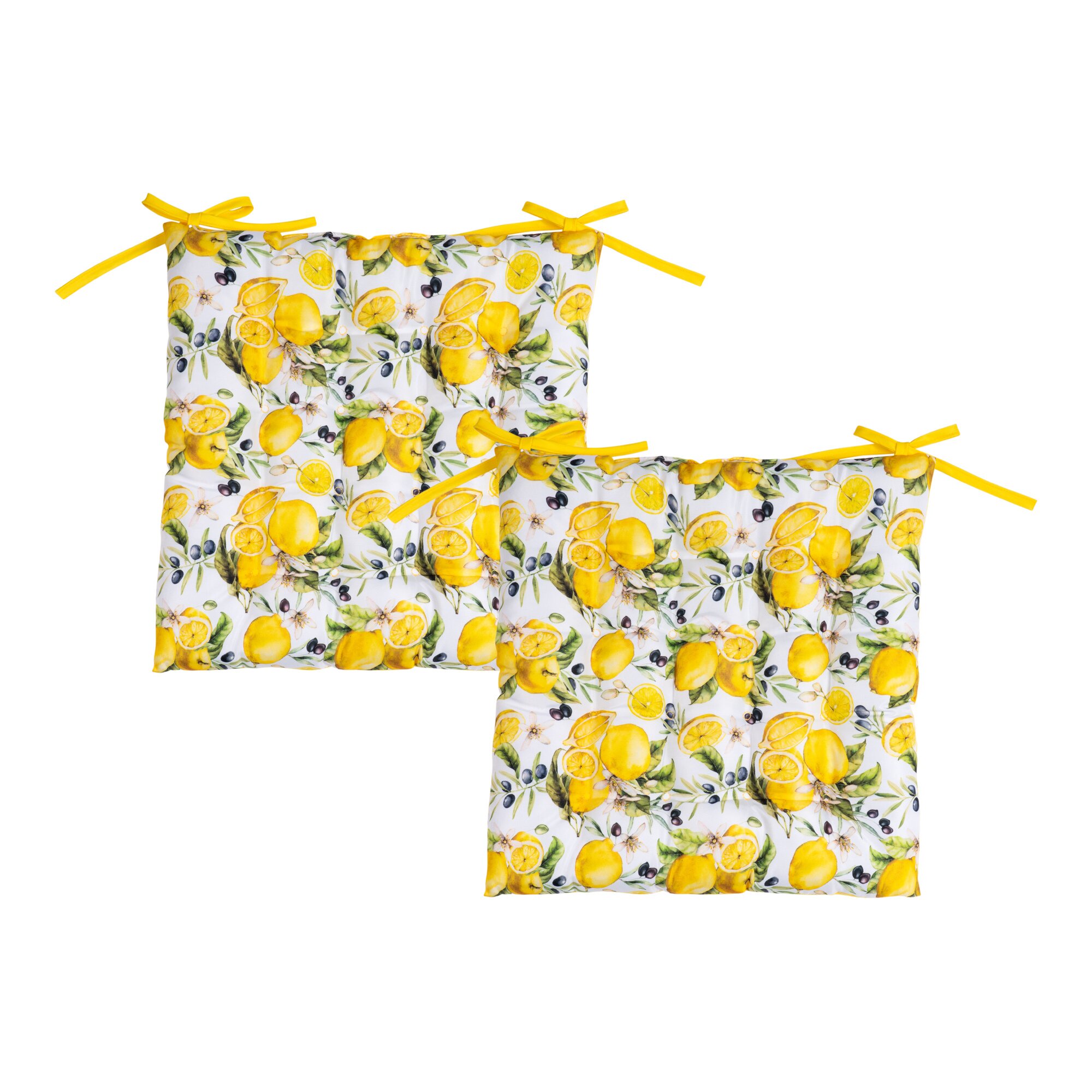 Wende-Sitzkissen„Mediterran“, 2 Stück