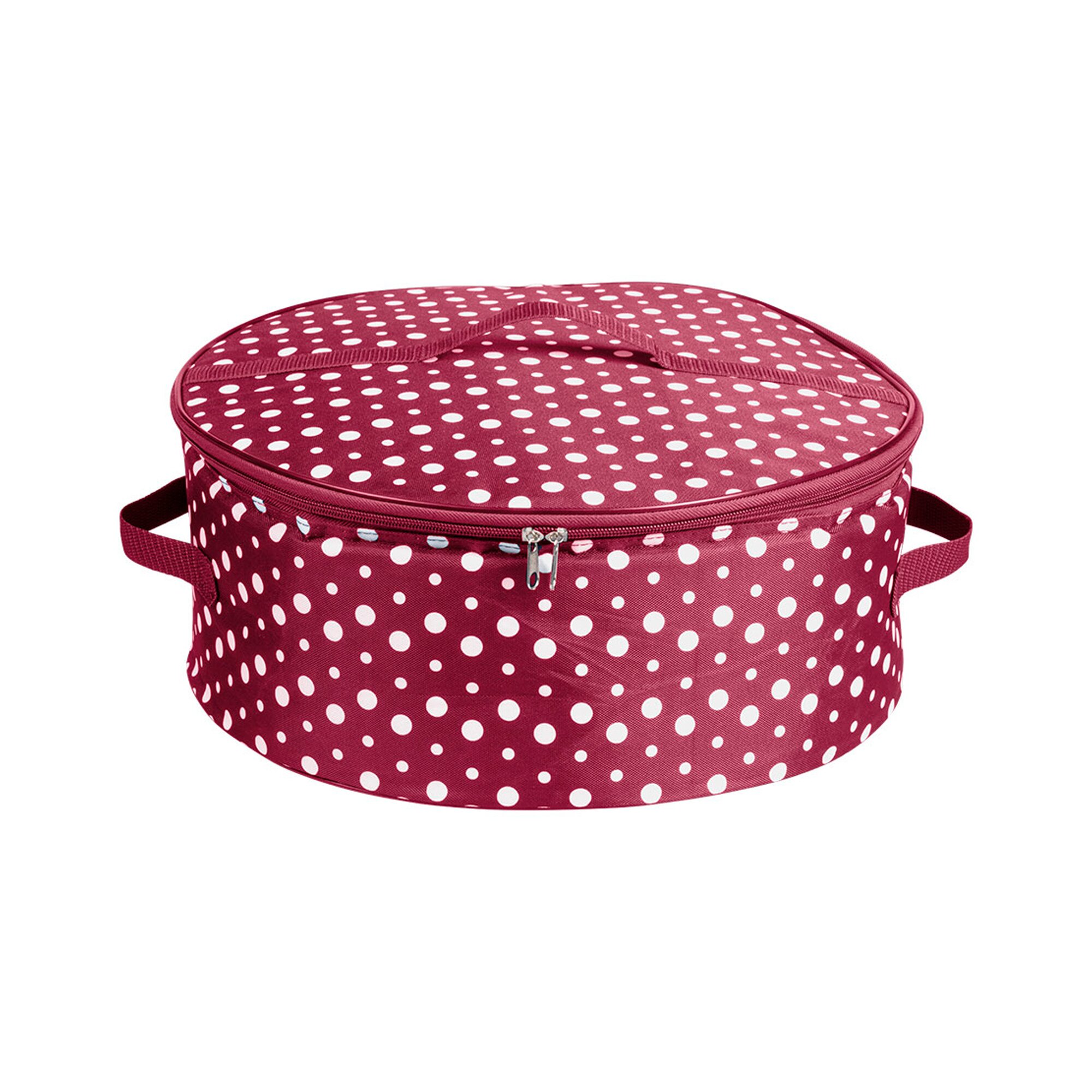 Kuchen-Kühltasche „Punkte“ 2.0 rot